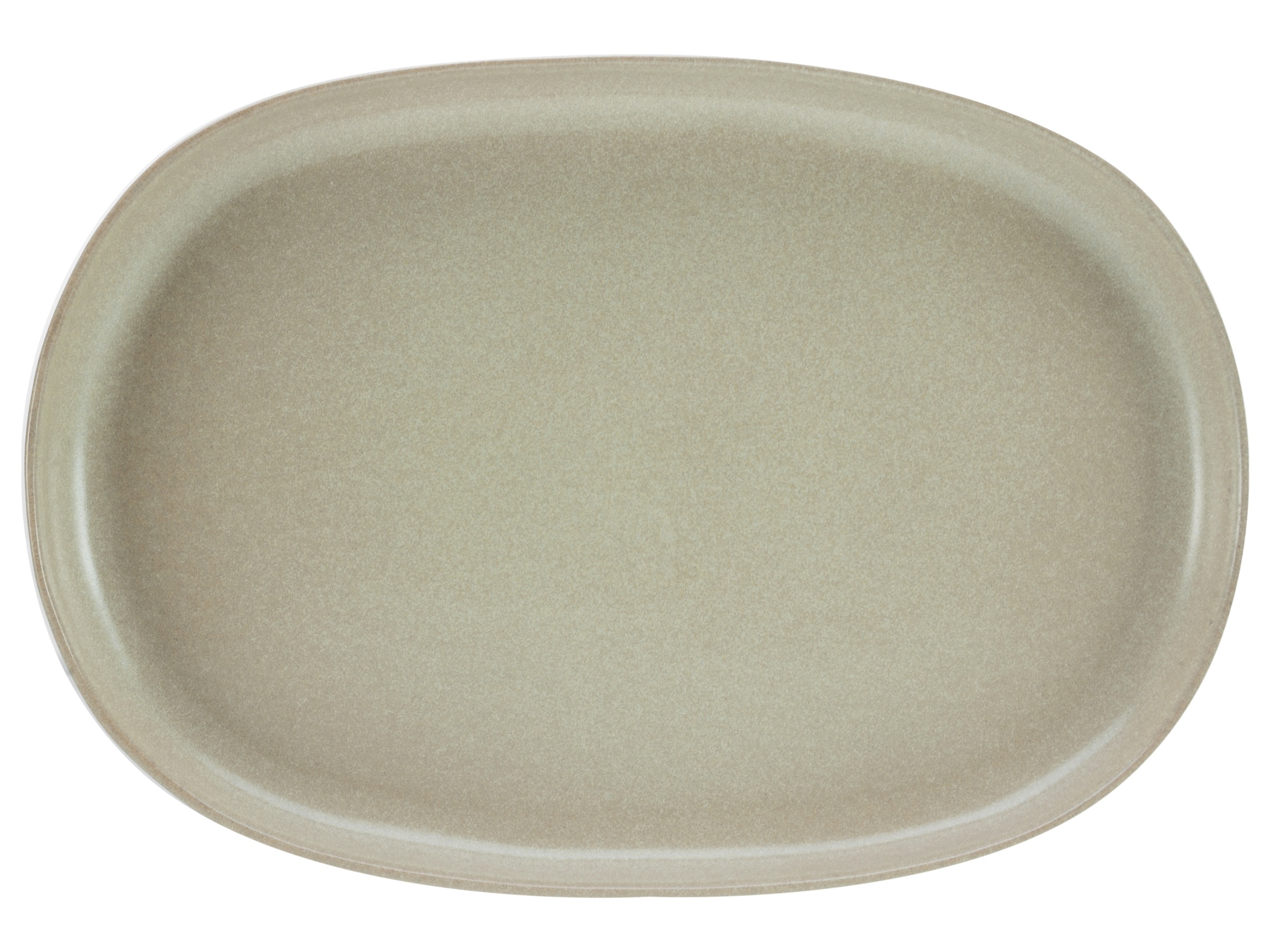CreaTable Servierplatte »Uno, Servier-Platte oval«, (1 tlg.), Seidenmatte Spezialglasur, Harmonisch ausbalanciert