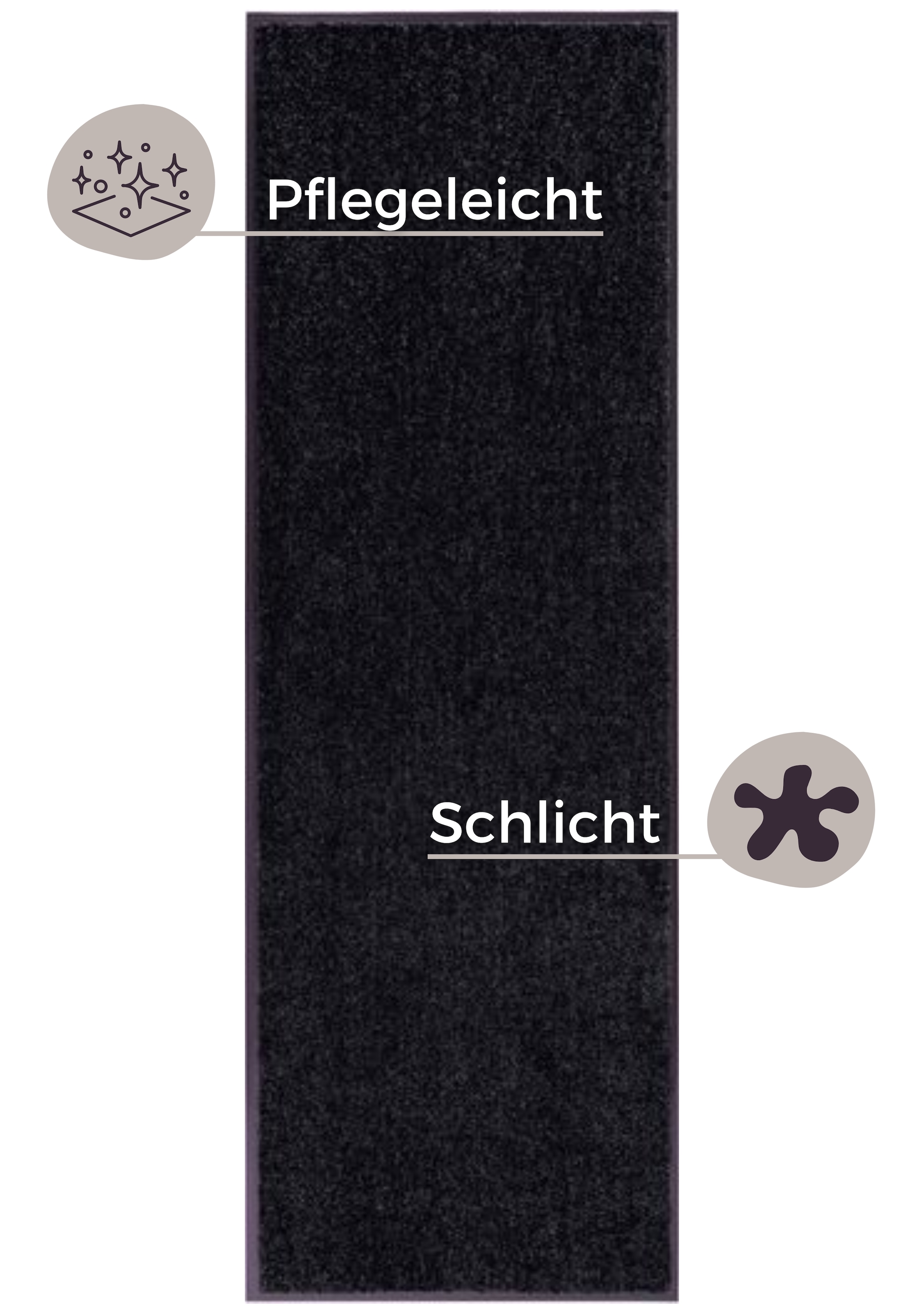 HANSE Home Fußmatte »Wash & Clean«, rechteckig, 7 mm Höhe, Schmutzfangmatte, Türmatte, In- und Outdoor, Teppich, Läufer, waschbar
