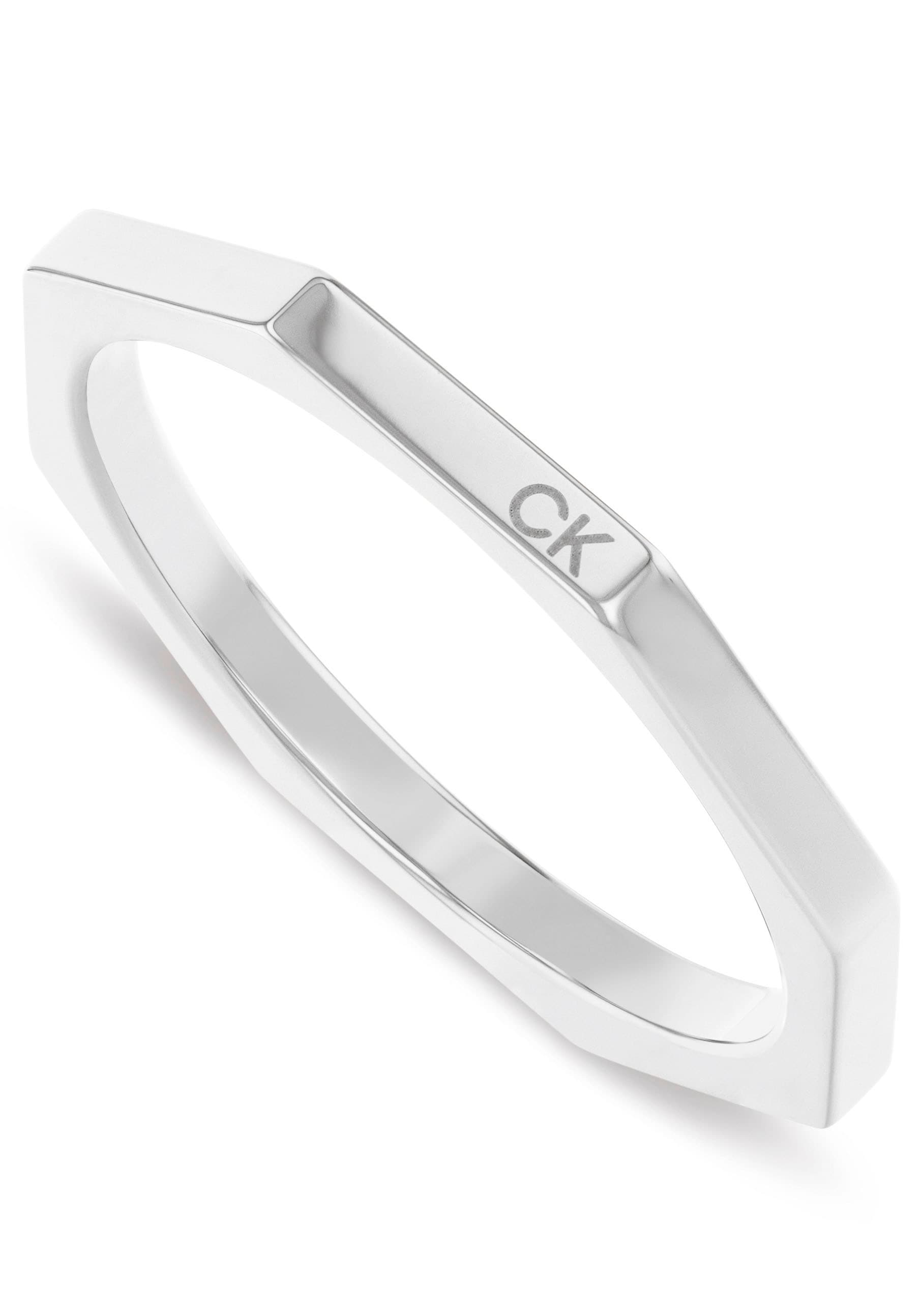 Calvin Klein Ring-Set »Multipack Schmuck Edelstahl Fingerringe Ringset Damenringe SHAPES«, (Set, 3 tlg.)