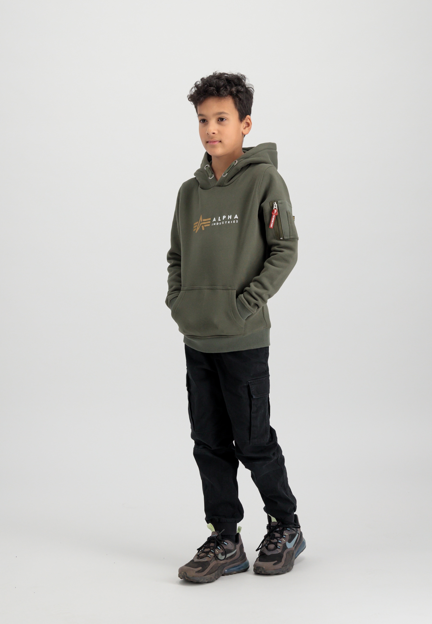 Alpha Industries Hoodie »Alpha Industries Kids - Hoodies Alpha Label Hoodie Kids«