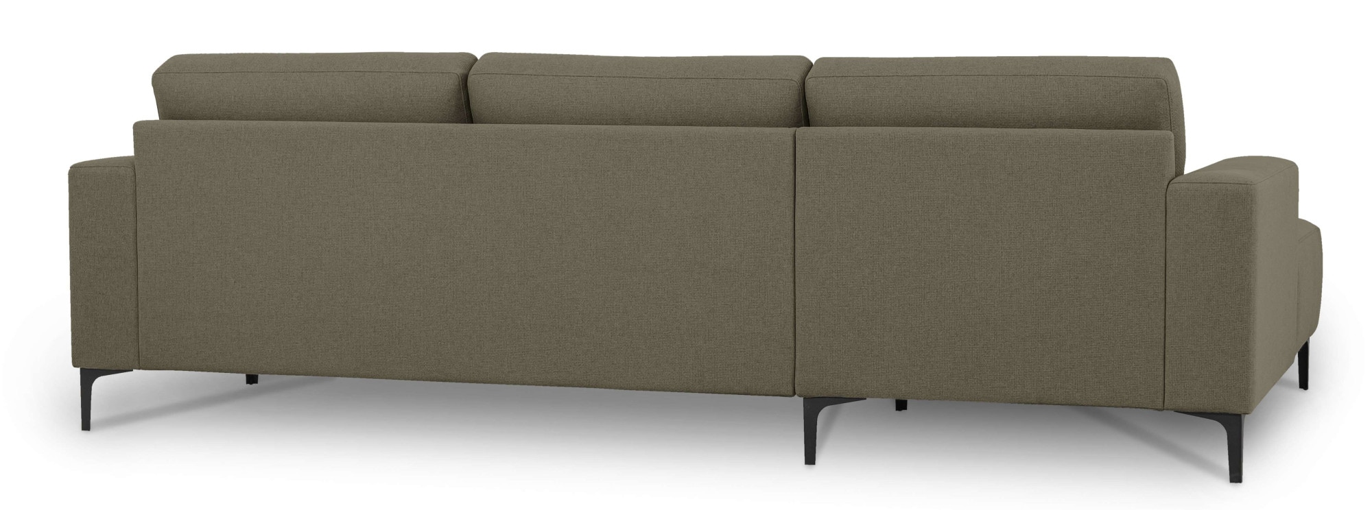 Home affaire Ecksofa »Tournon, L-Form, Breite 262 cm, Webstoff, Chenille«, Designsofa im nordischen Stil, Wellenunterfederung, Metallfüße