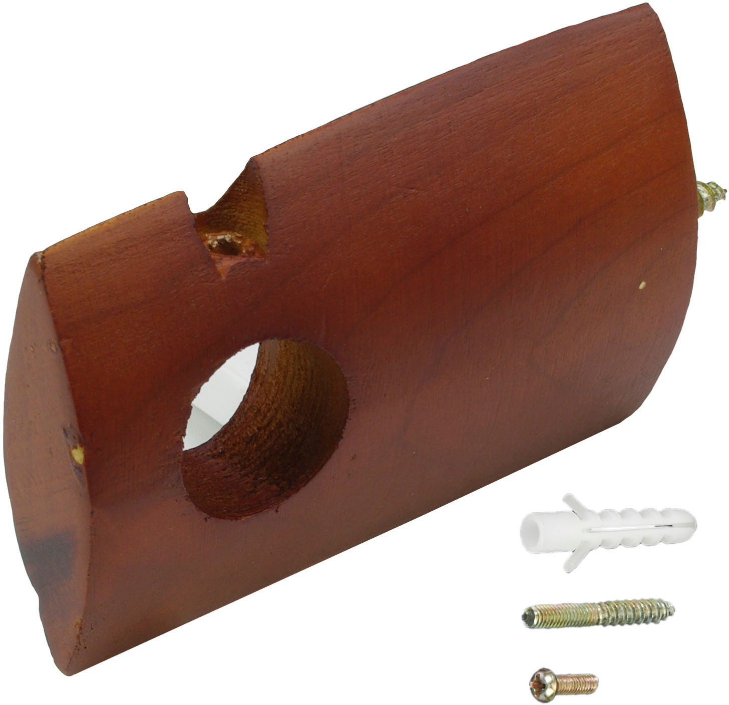 Liedeco Gardinenstangenhalter »Träger geschlossen - Holz 1-läufig "France" günstig online kaufen