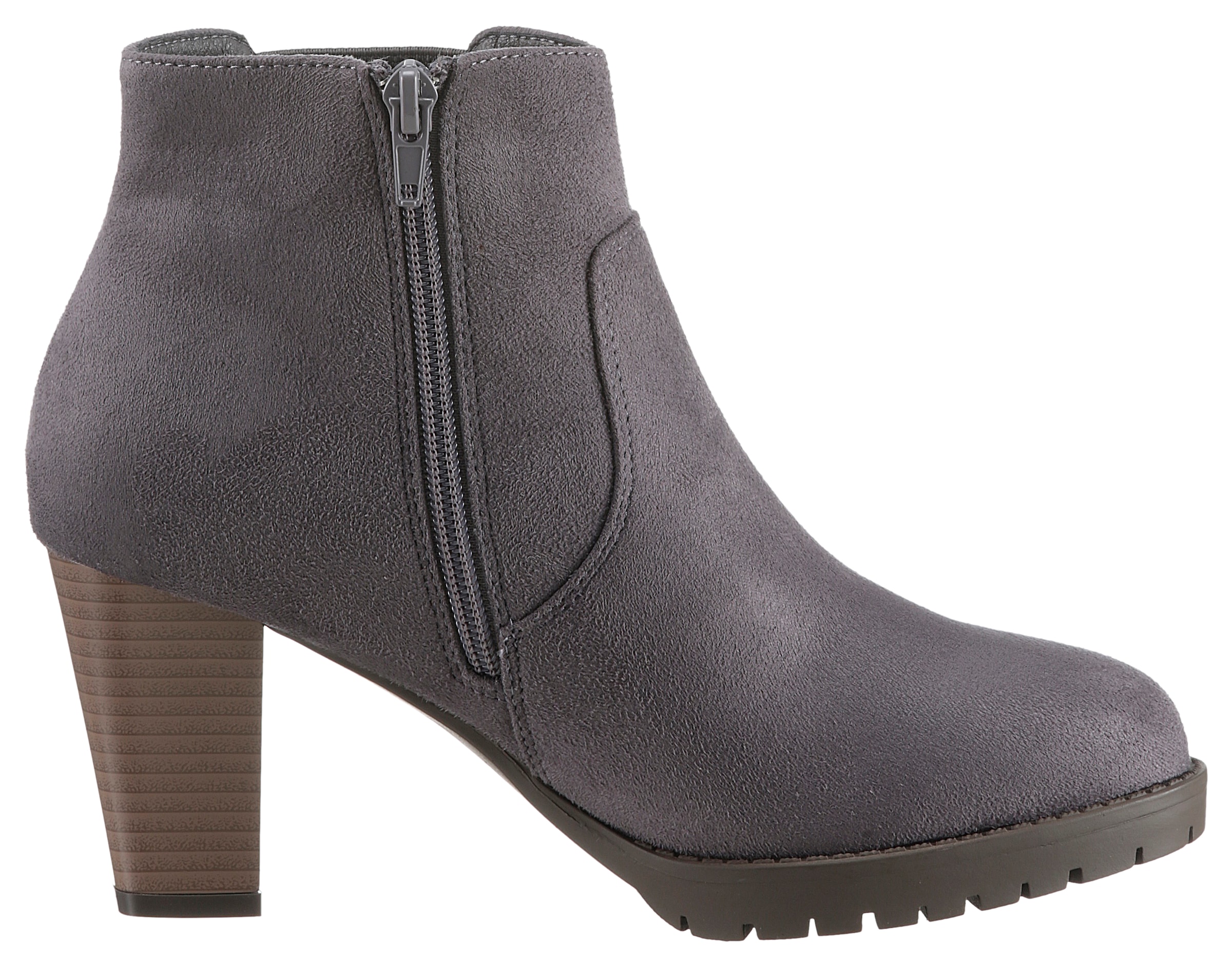 Aniston SHOES Stiefelette, Ankleboots mit seitlichem Stretcheinsatz - NEUE KOLLEKTION