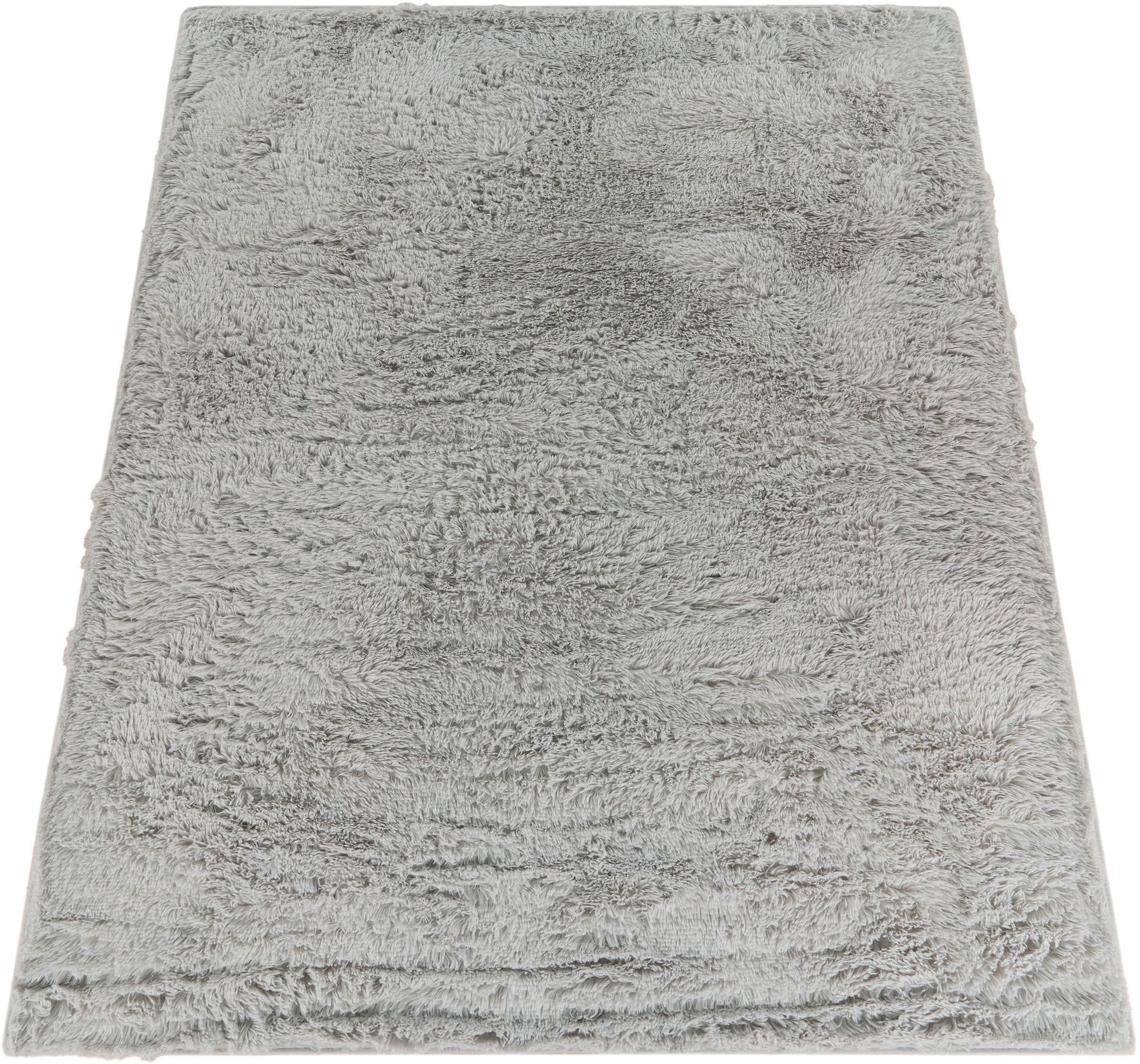 Hochflor-Teppich »Serville«, rechteckig, 37 mm Höhe, Kuschelteppich, Uni Fa günstig online kaufen