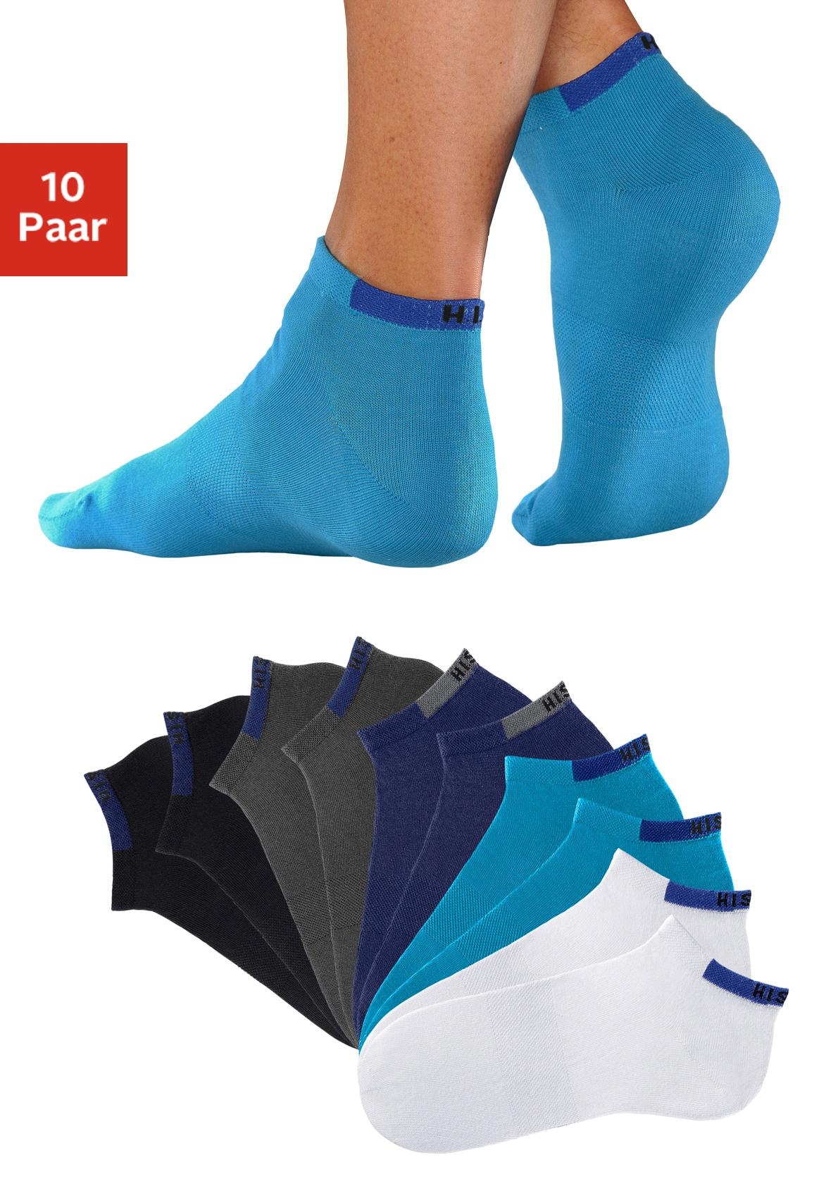 Paar), verstärkten (10 mit Sneakersocken, Belastungszonen H.I.S