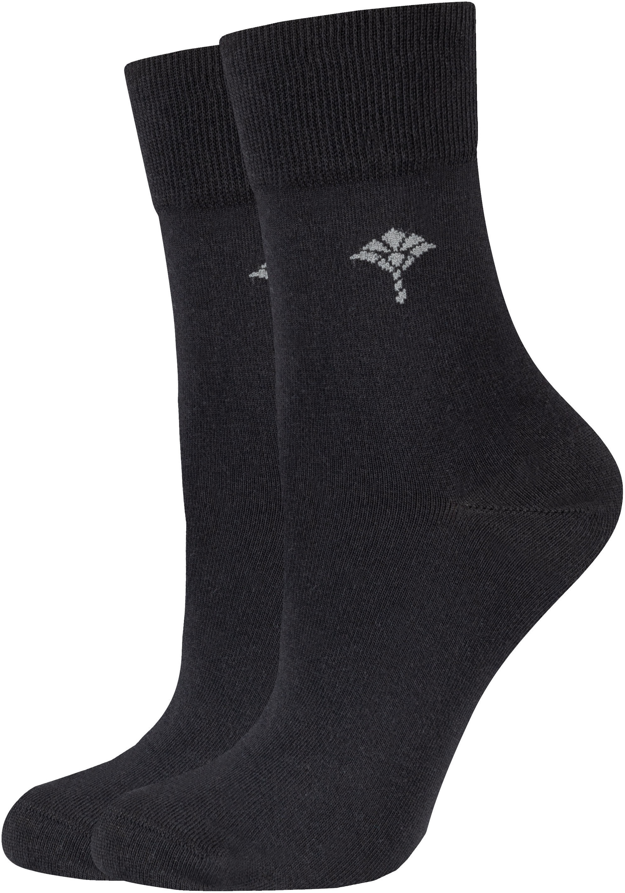 JOOP! Socken »For your daily«, (4 Paar), mit Cornflower-Logo, Rippenbündchen