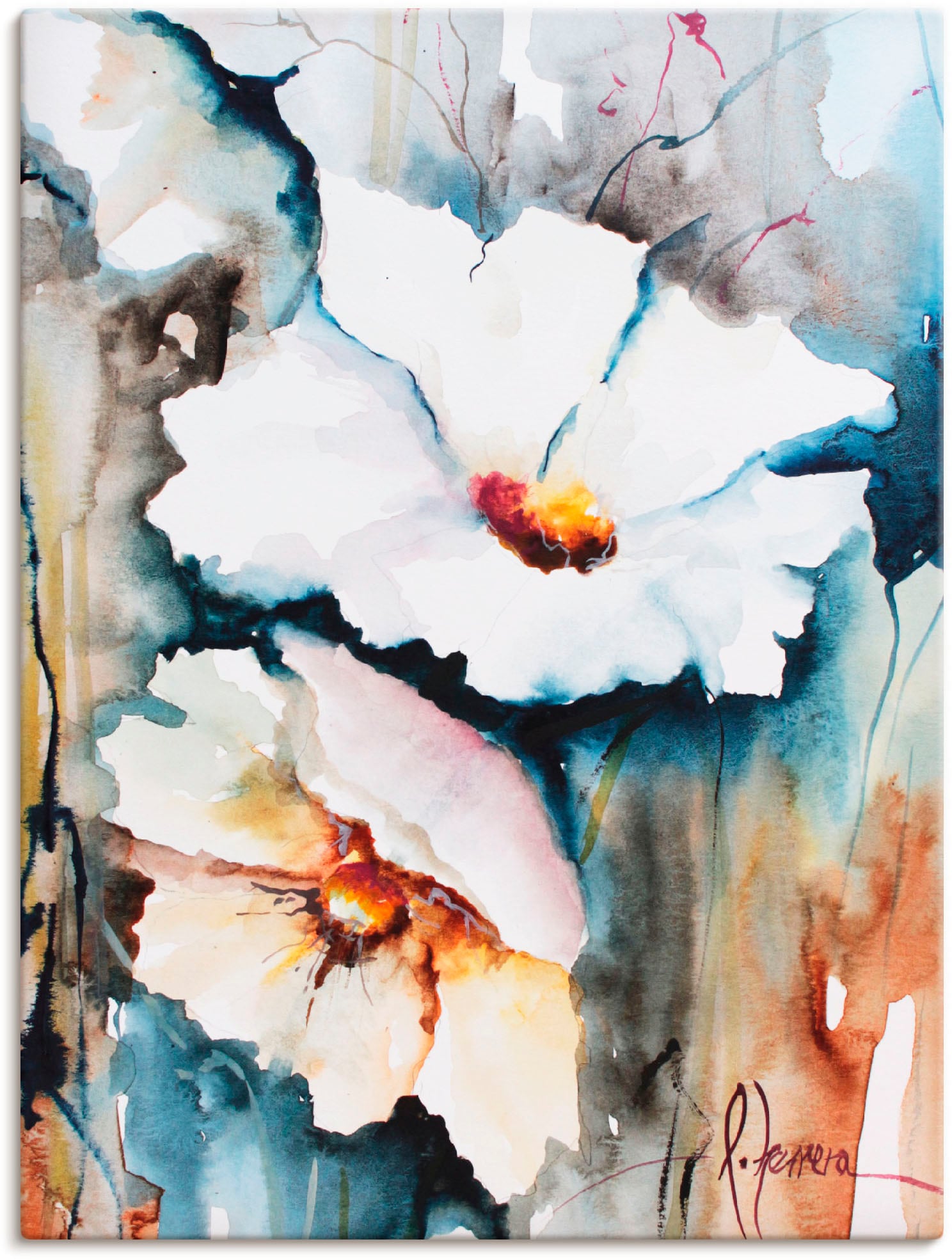 Artland Wandbild »Aquasblüten II« 1 Stk. tlg. als Alubild, Outdoorbild, Lei günstig online kaufen