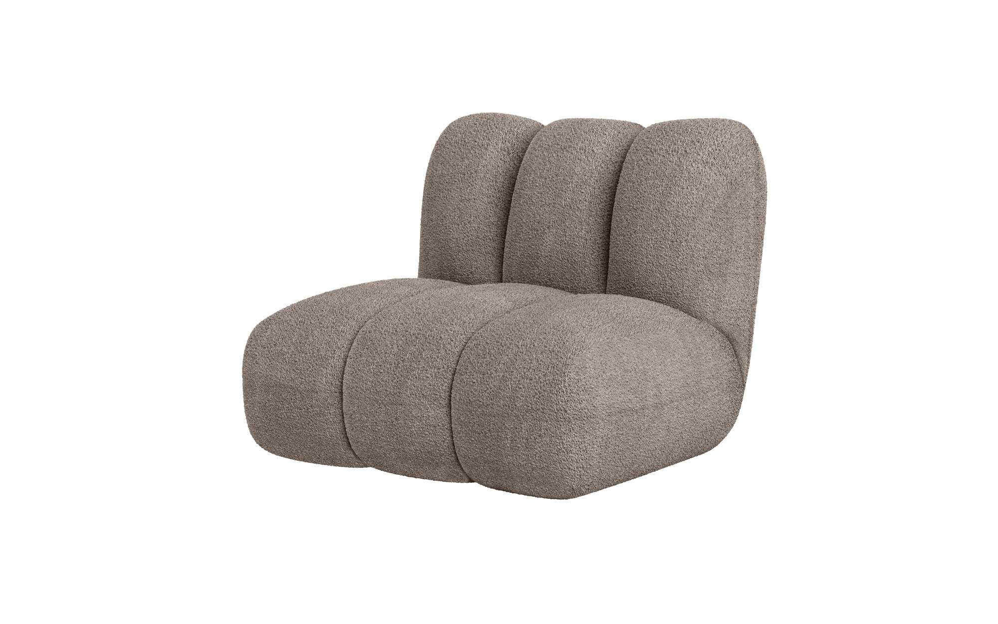 LeGer Home by Lena Gercke Sessel »Priya Loungesessel, moderne Steppung, auch in Bouclé«, perfektes Einzelstück, gemütlich und modern, B/T/H: 90/106/84 cm