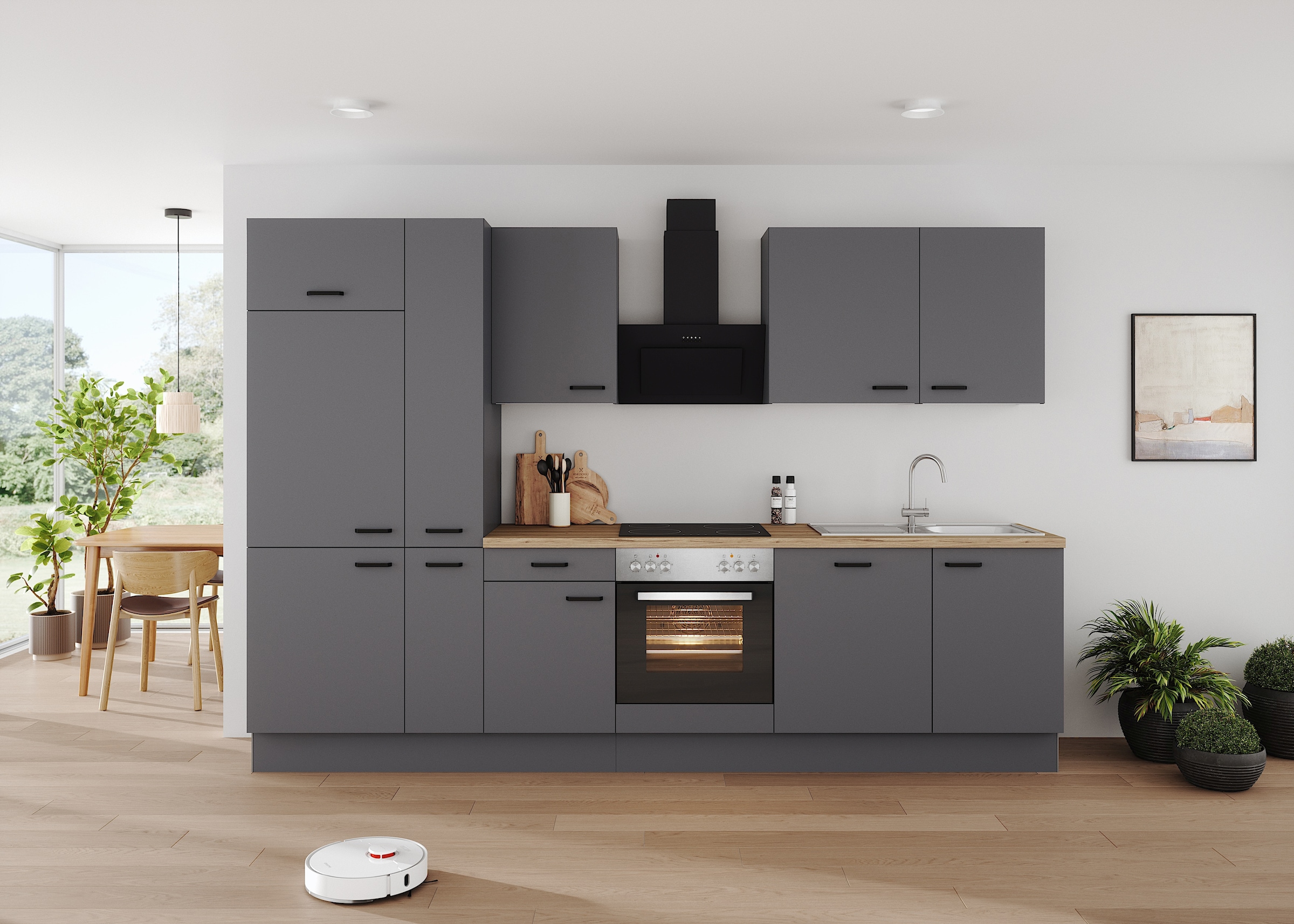 KOCHSTATION Küchenzeile »KS-Paula«
