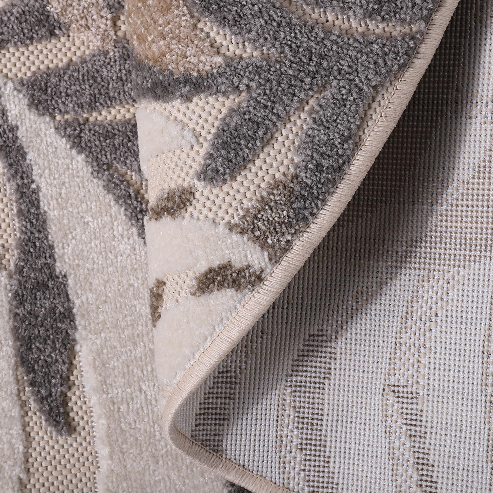 Sanat Teppich »Floral Outdoor«, rund, 6 mm Höhe, In- und Outdoor geeignet, florales Design, Balkon, Terasse