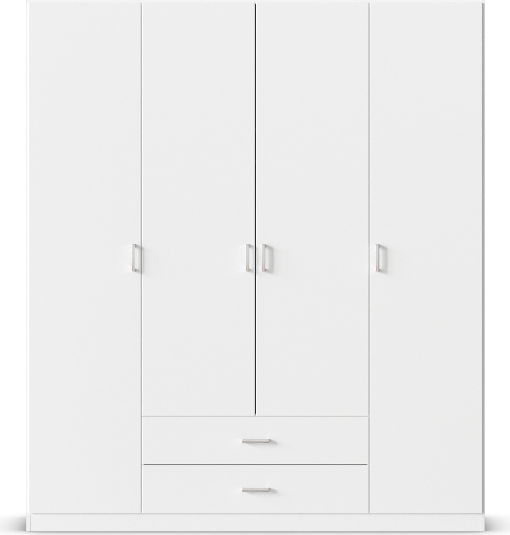 rauch Drehtürenschrank »Kleiderschrank Schrank Garderobe Wäscheschrank GAMMA in 3 Breiten« mit 6 Schubladen, in schlichtem Design TOPSELLER MADE IN GERMANY