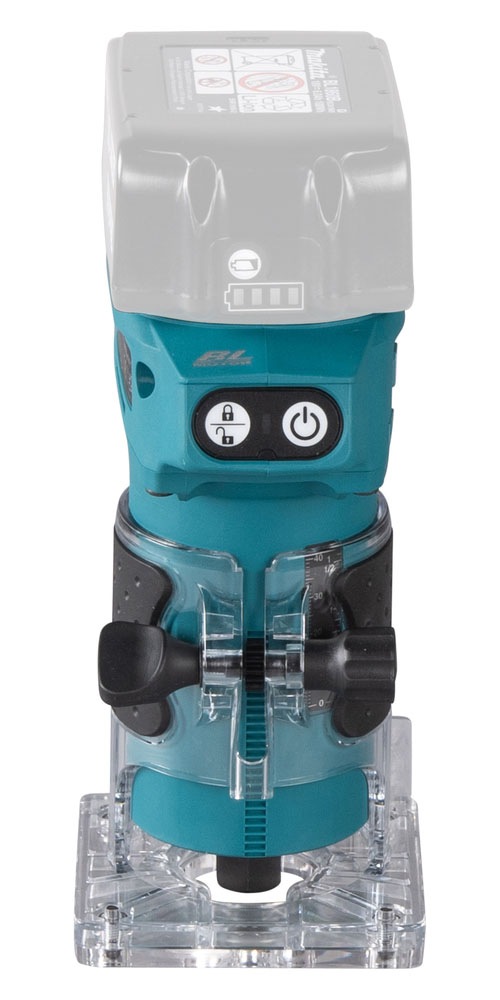 Makita Akku-Fräse »Kantenfräser »DRT52Z« 6 mm, 30.000 min⁻¹, ohne Akku und Ladegerät« leichte bürstenlose Akku-Kantenfräse für Tischler und Hobbyhandwerker