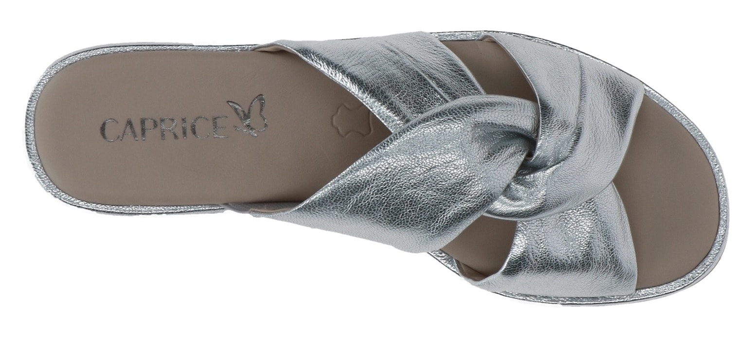 Caprice Pantolette, Blockabsatz, Sommerschuh mit hochwertiger Memotion Ausstattung