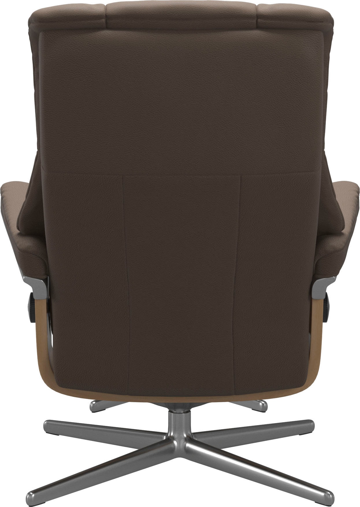 Stressless® Relaxsessel »Mayfair« Set, Relaxsessel mit Hocker,  mit Hocker, mit Cross Base, Größe S, M & L, Holzakzent Eiche