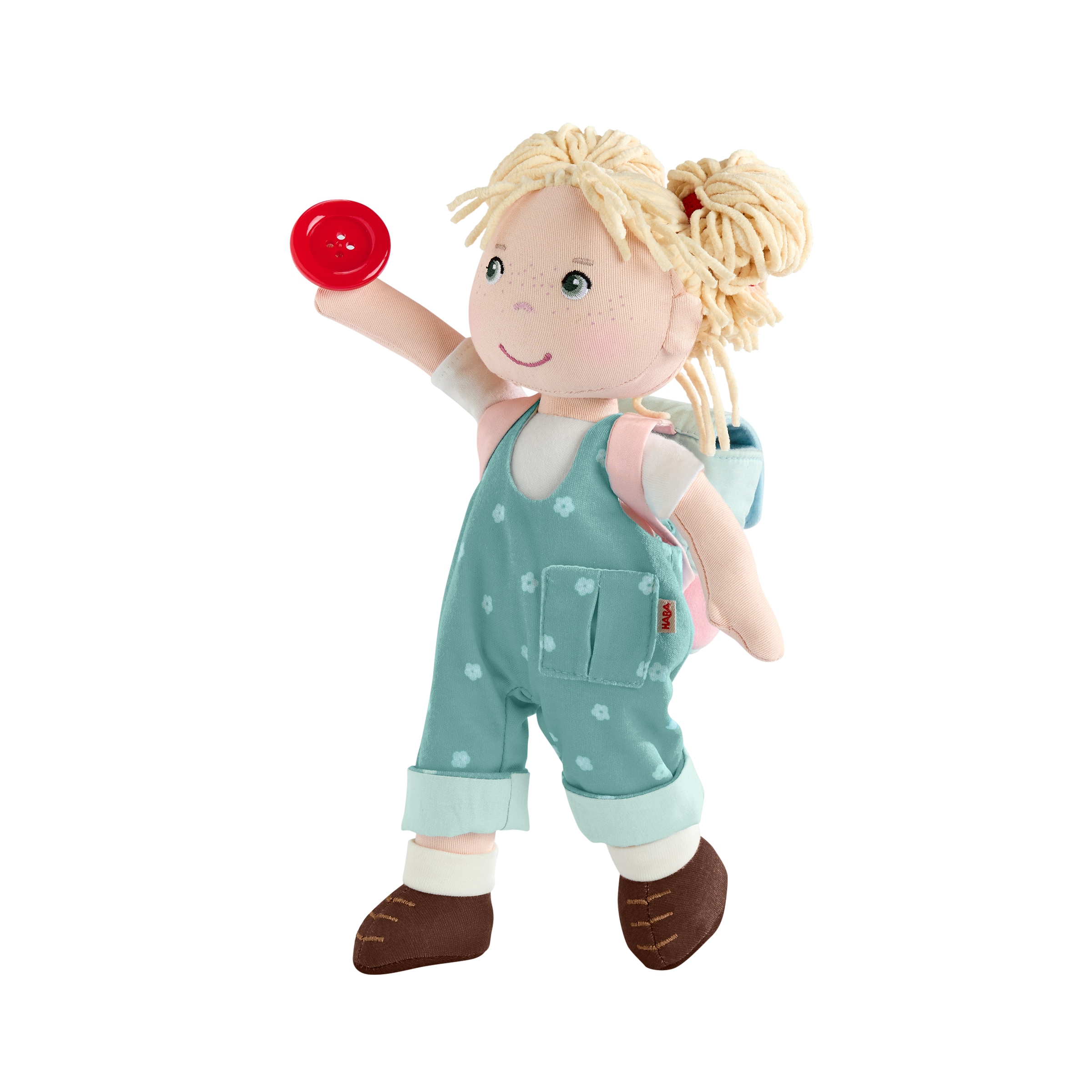 Haba Stoffpuppe »Tilli« inspiriert vom Kinderbuch "Mein Knopf, ein Universum" von Carmen Kroll