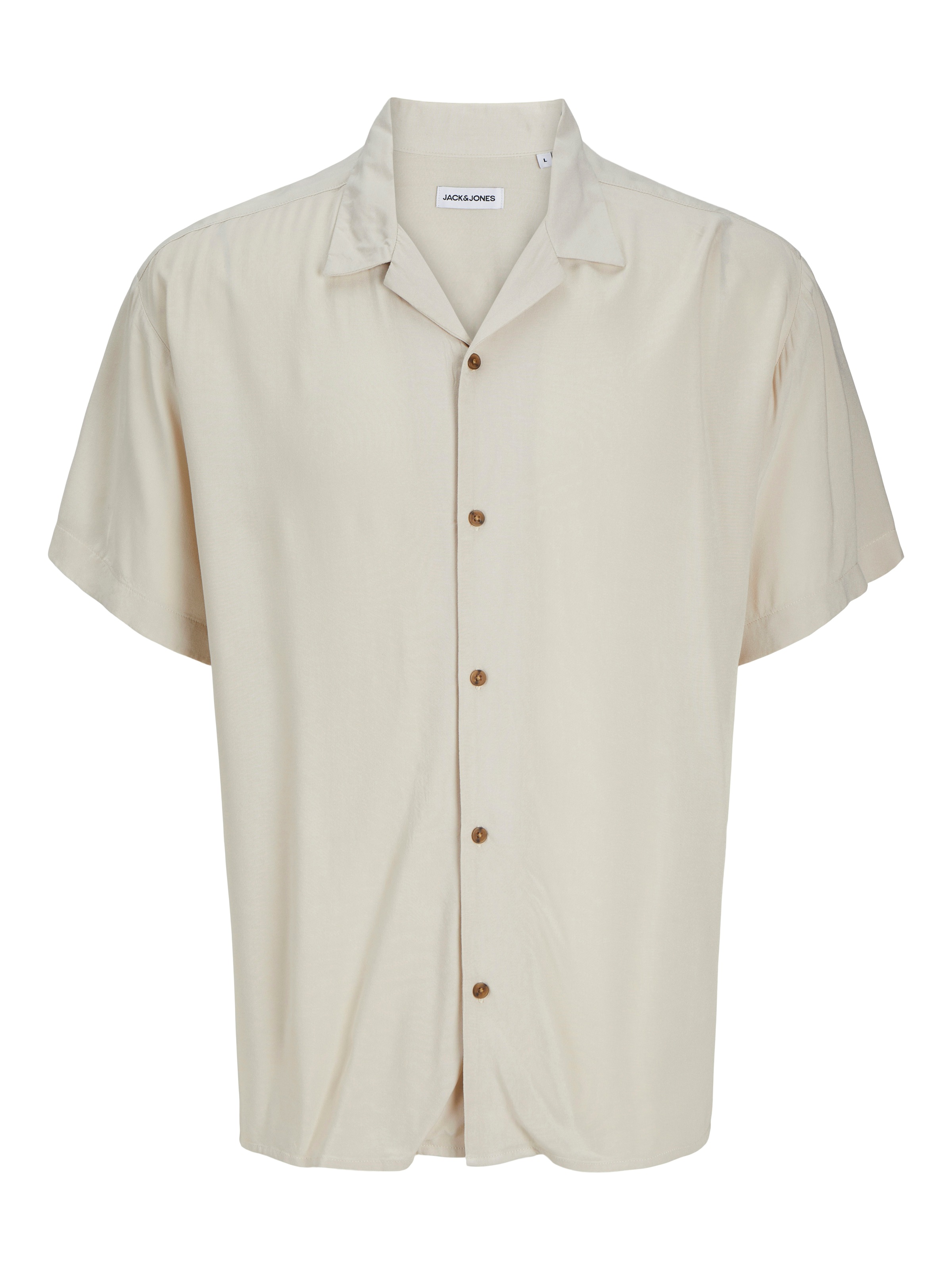 Jack & Jones Kurzarmhemd »JJEJEFF SOLID RESORT SHIRT S/S SN«, mit Resort Kragen