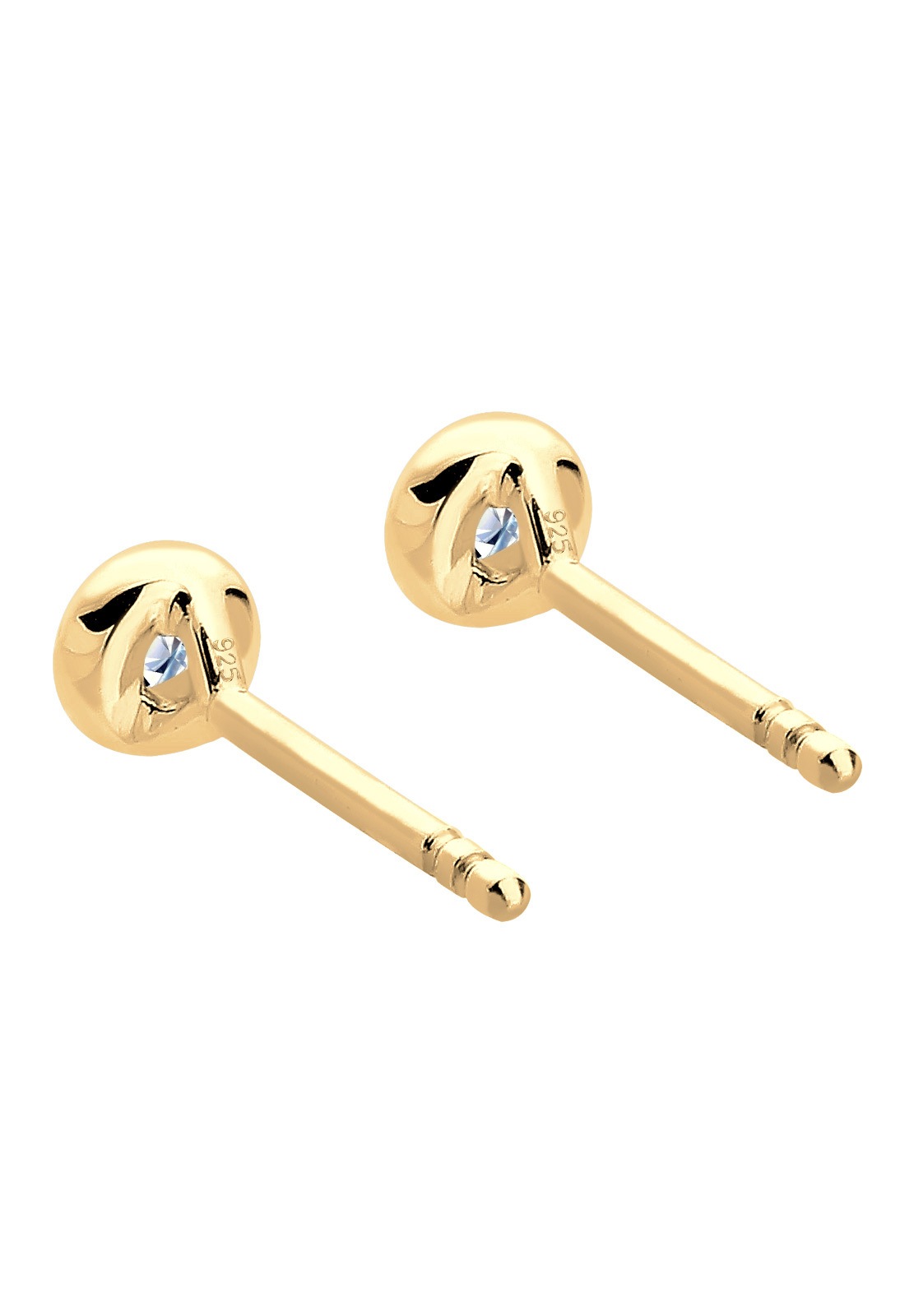 Elli DIAMONDS Paar Ohrstecker »Basic Diamant (0.06 ct.) 925 Silber Geschenkidee«