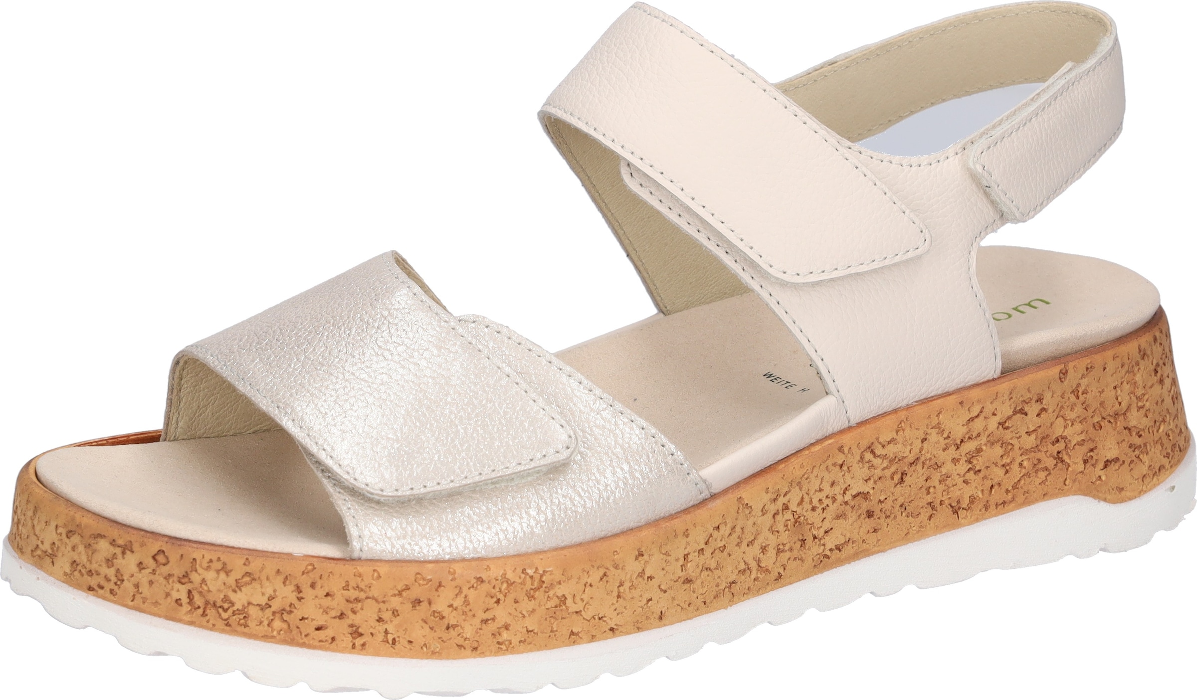 Waldläufer Plateausandale »H-LIBBY«  Sommerschuh, Sandalette, Bequemschuh mit Klettverschlüsse, H-Weite