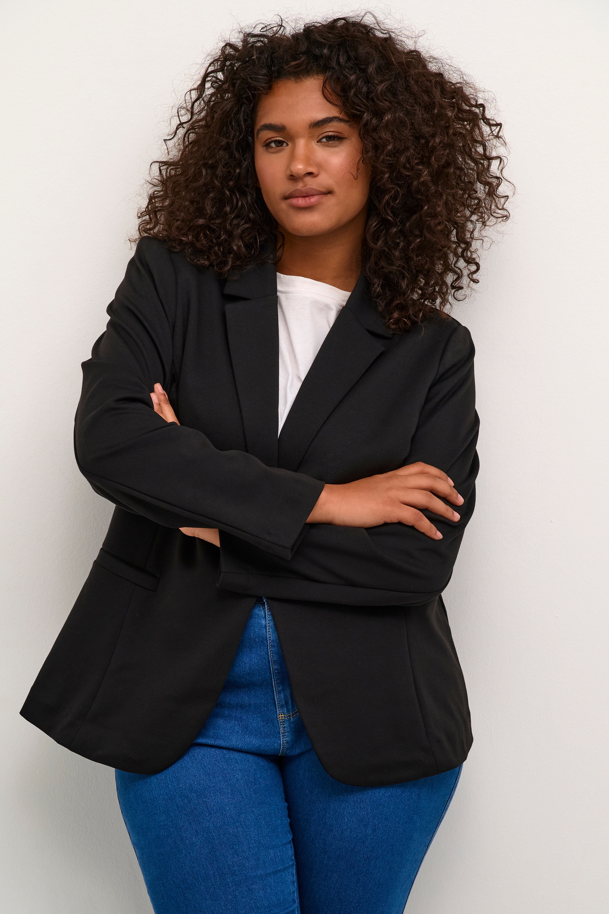 KAFFE Curve Blusenblazer »Damen Blazer KCjenna«