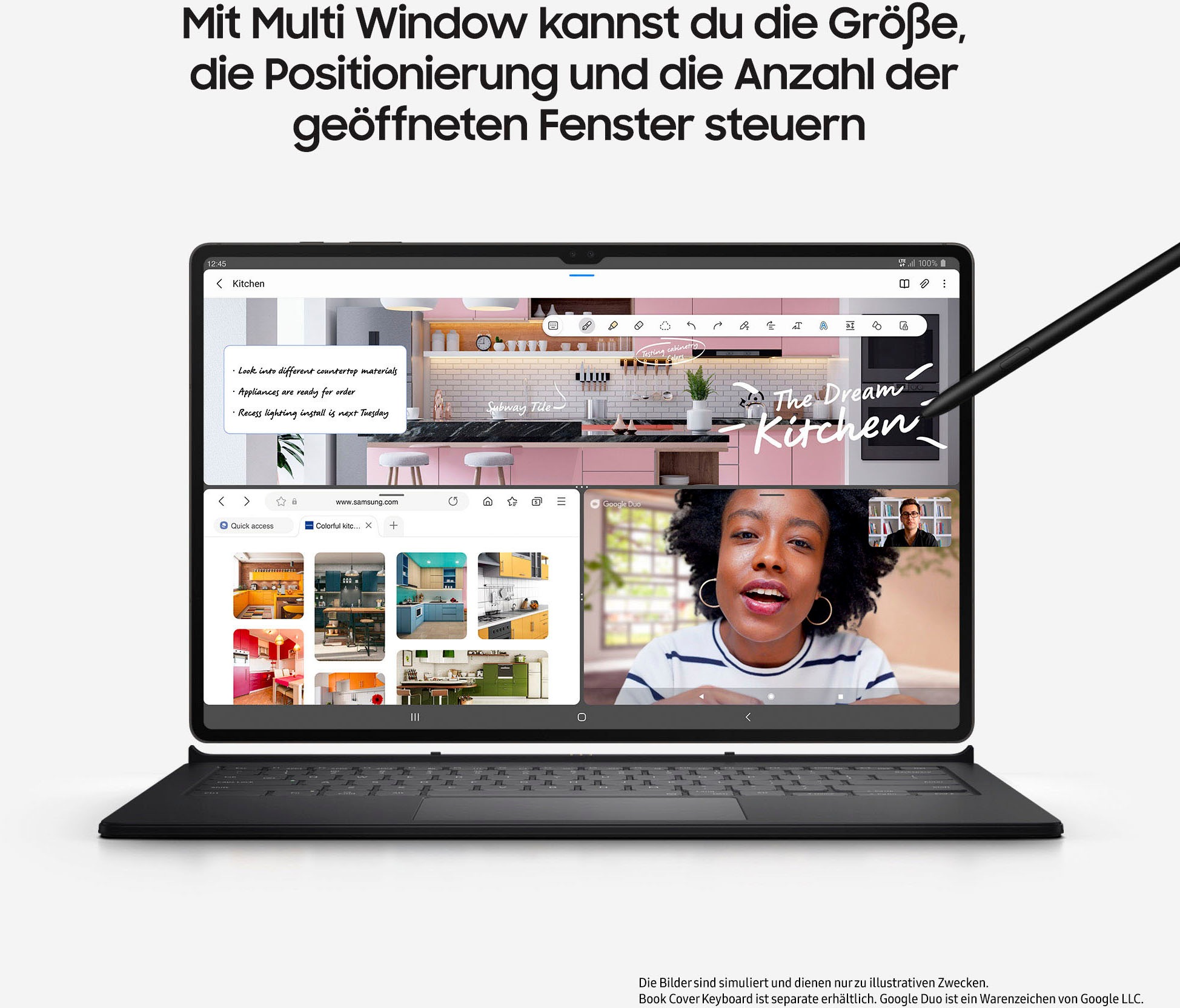 13. Bild von Samsung Tablet »Galaxy Tab S8 Wi-Fi«, (Android)