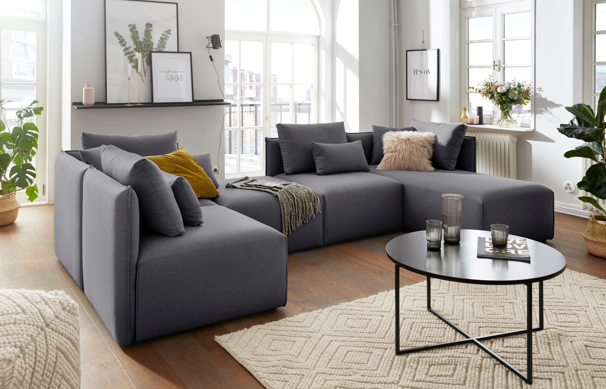 andas Sofa-Eckelement "Nöre", Modul - zum Zusammenstellen; in vielen Bezugs günstig online kaufen