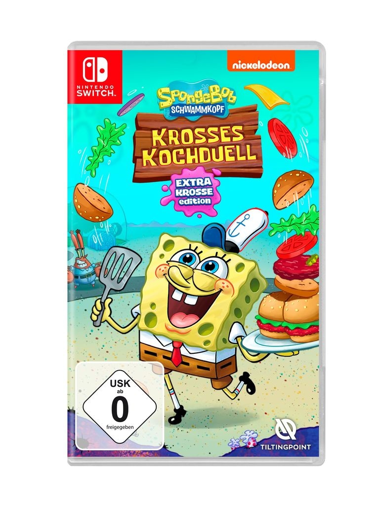 Nighthawk Spielesoftware »SpongeBob: Krosses Kochduell (Download Code in a Box)«, Nintendo...