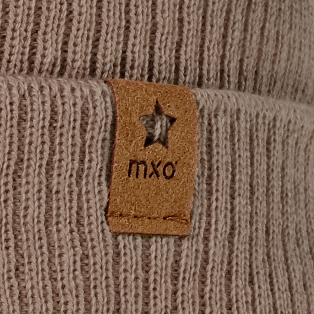 MAXIMO Beanie, aus Baumwolle, wärmend, gefüttert, unifarben