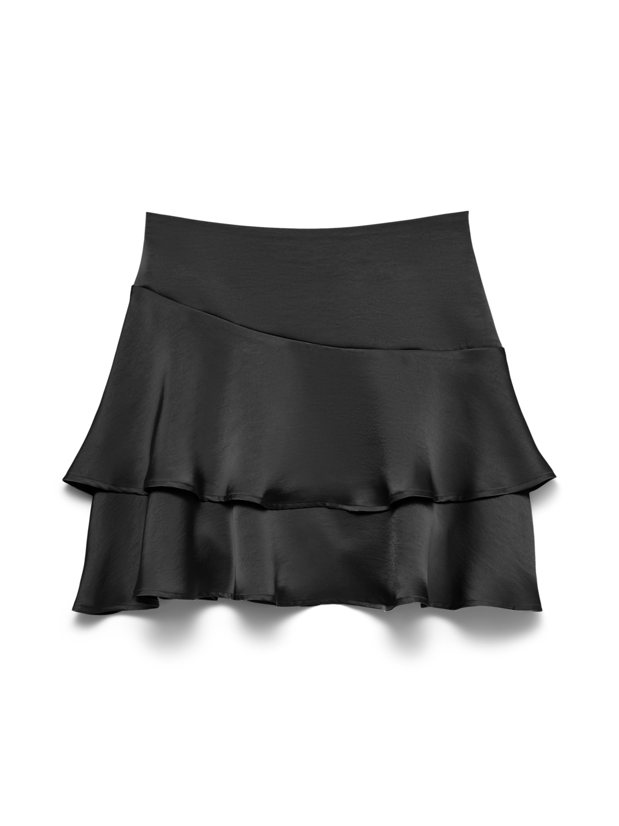 Vero Moda Stufenrock »VMMIRO MW SHORT DETAIL SKIRT WVN« Kunstfaser
