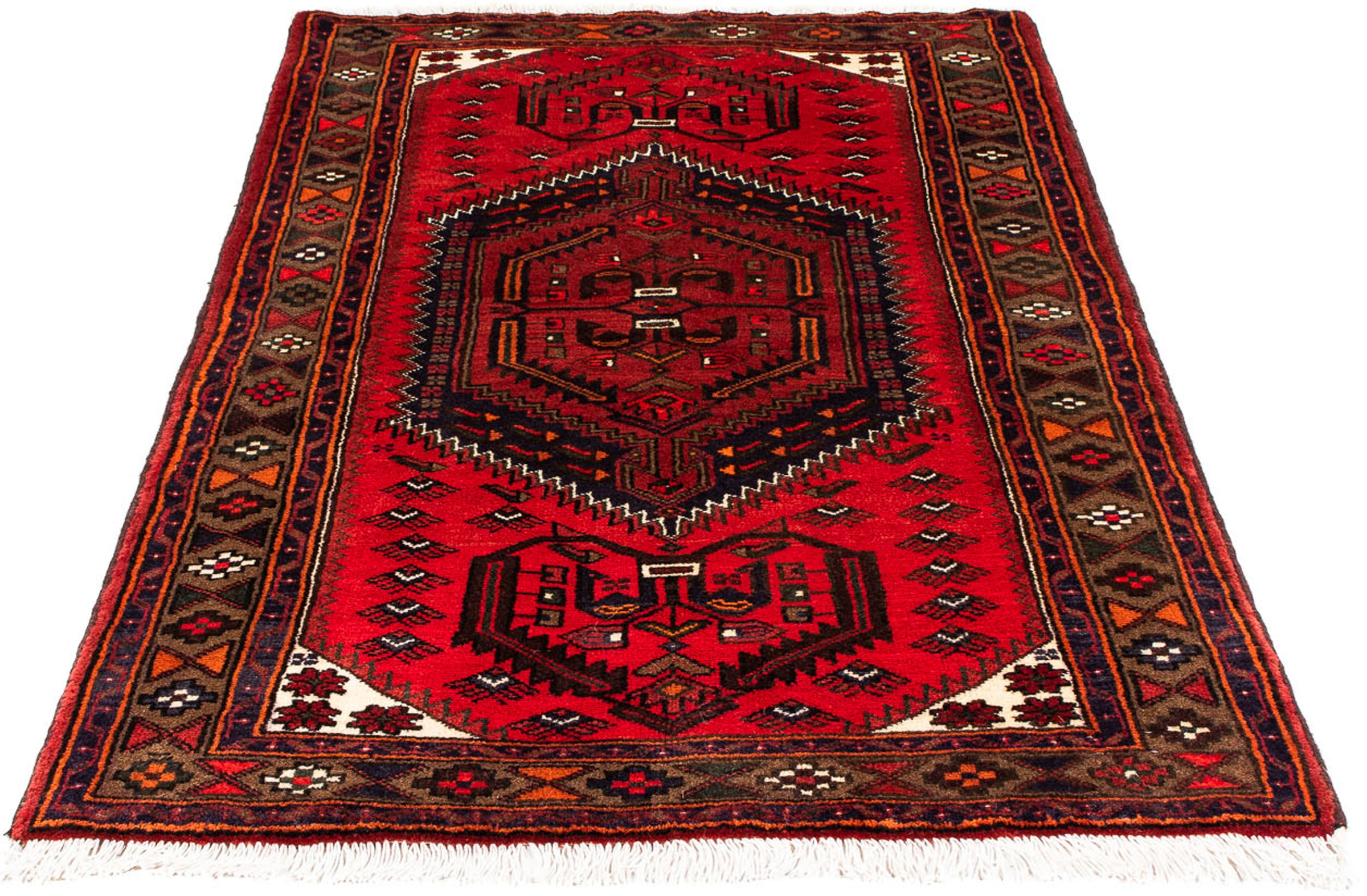 morgenland Orientteppich »Perser - Nomadic - 157 x 101 cm - dunkelrot«, rec günstig online kaufen