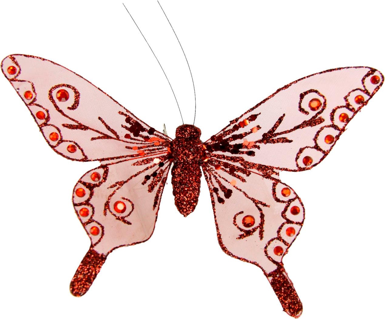 I.GE.A. Dekofigur »Deko-Schmetterling mit Clip«, (4er Set) online bestellen