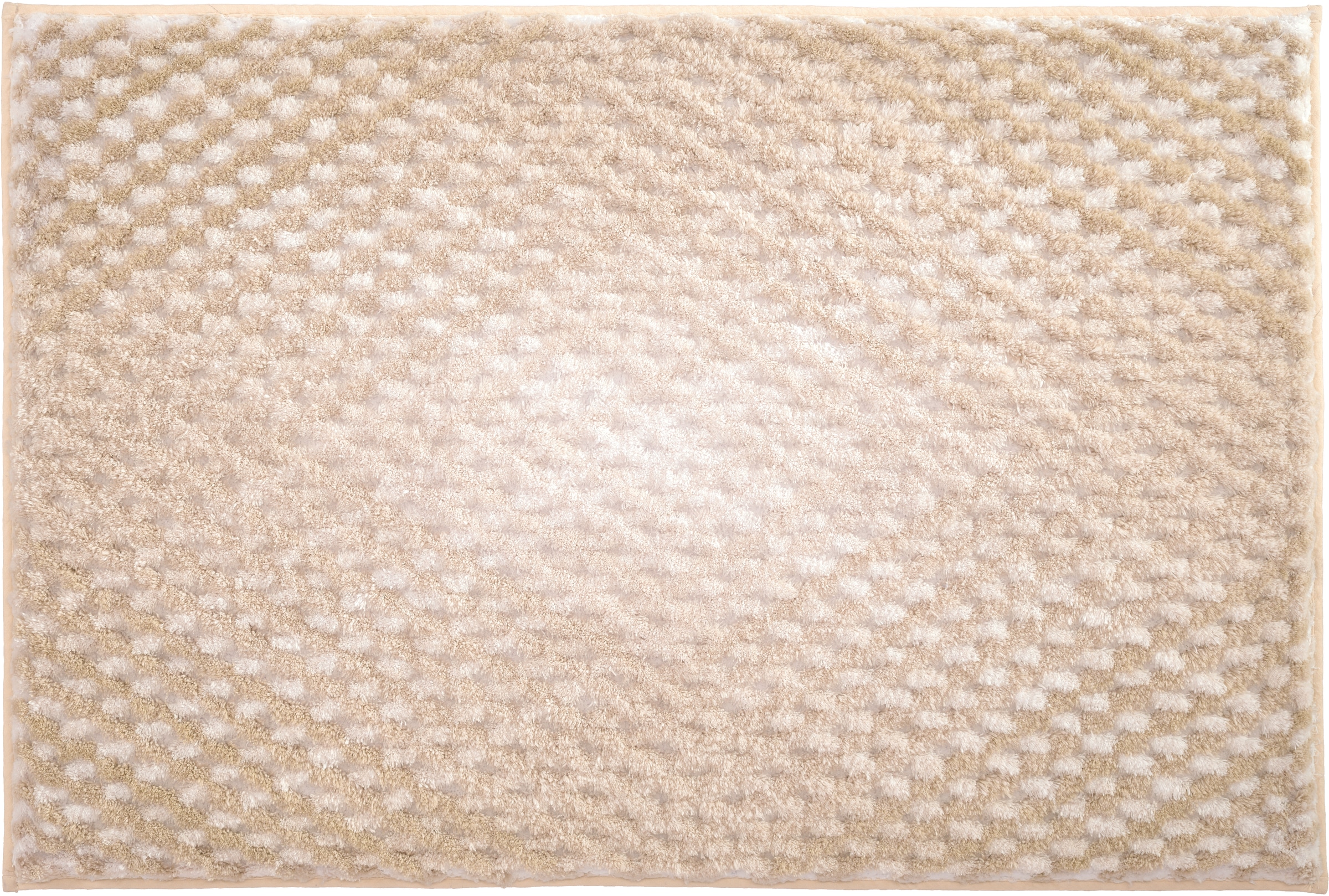 Kleine Wolke Badematte »Cory«, rutschhemmend beschichtet, fußbodenheizungsgeeignet, Badteppich, modischer Farbverlauf, Hoch-Tief Effekt, waschbar