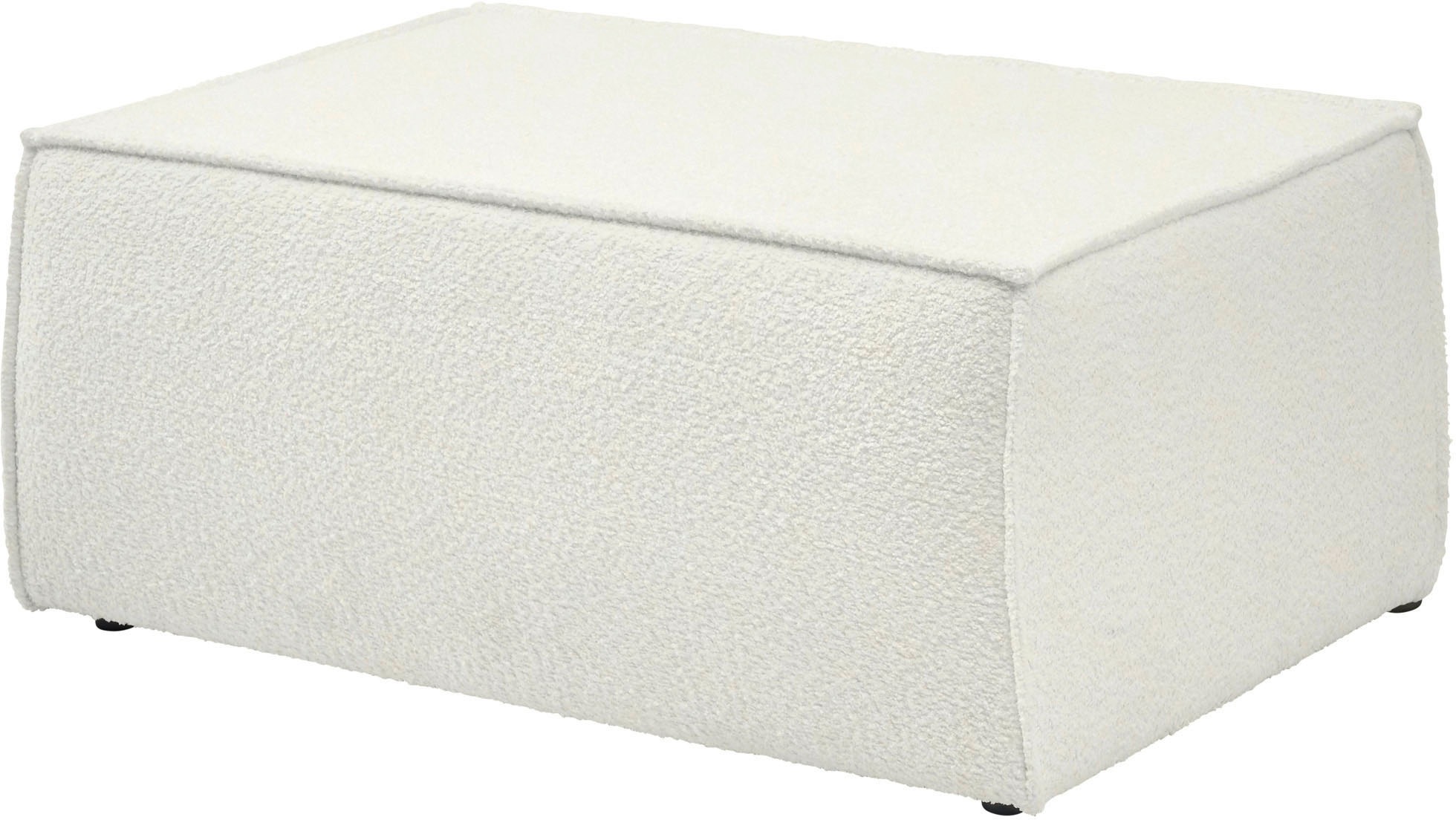 OTTO home Hocker »FINNLEY, Polsterhocker in Bouclé, Struktur fein u. Mega C günstig online kaufen