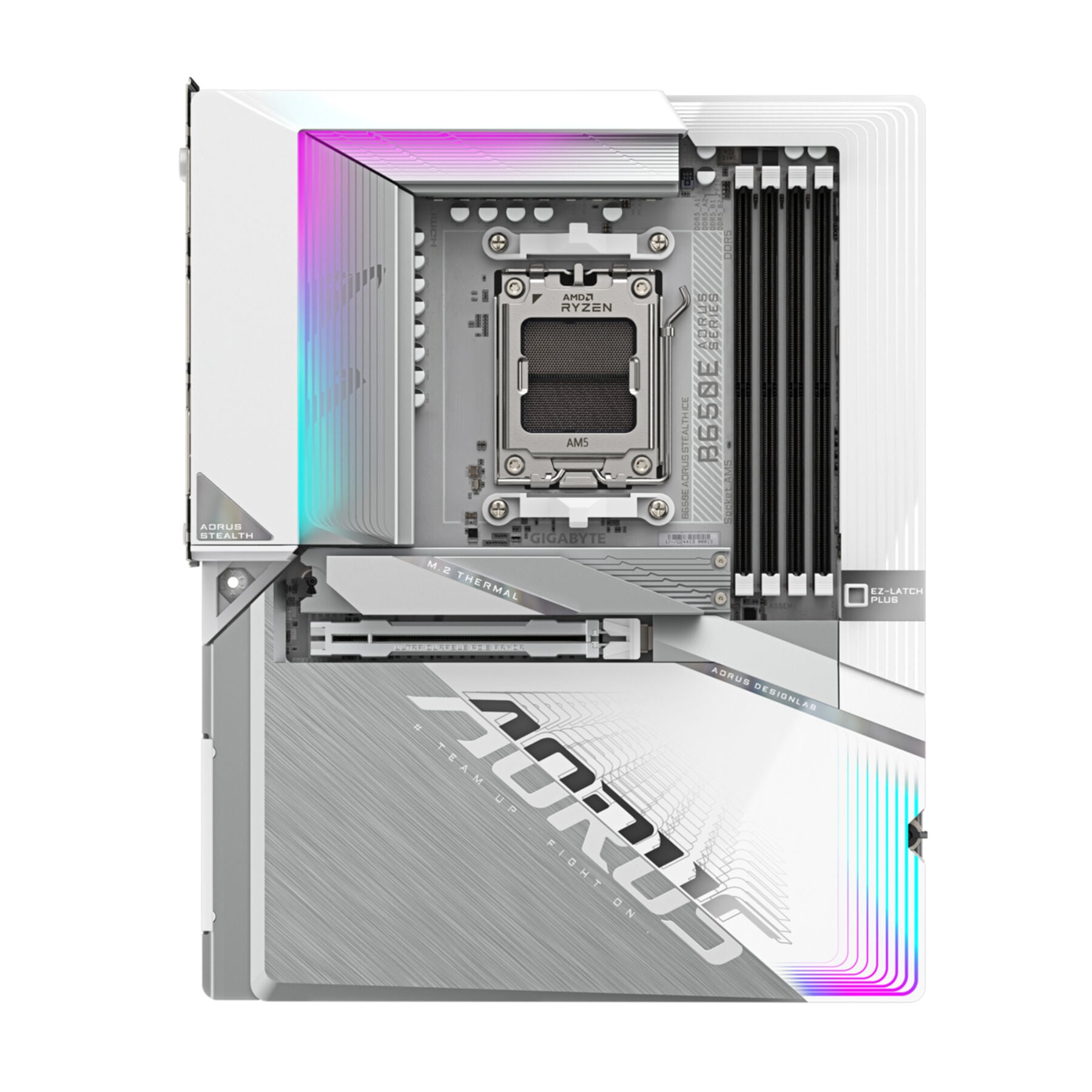 Gigabyte Mainboard »B650E AORUS STEALTH ICE Mainboard - AMD Ryzen 9000er-Serie, 12+2+2 Pha«