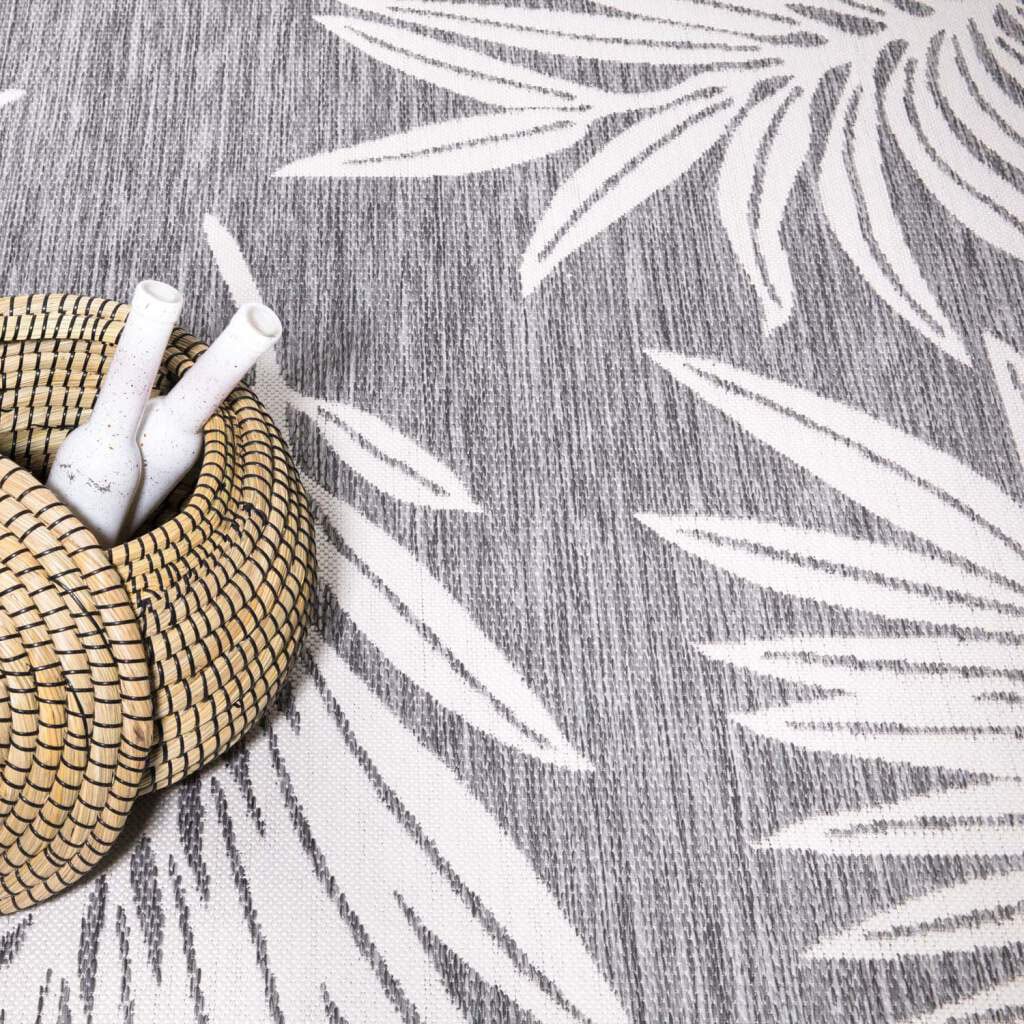 Carpet City Outdoorteppich »Outdoor 468«, rund, 5 mm Höhe, UV-beständig, Flachgewebe, auch in quadratischer Form erhältlich