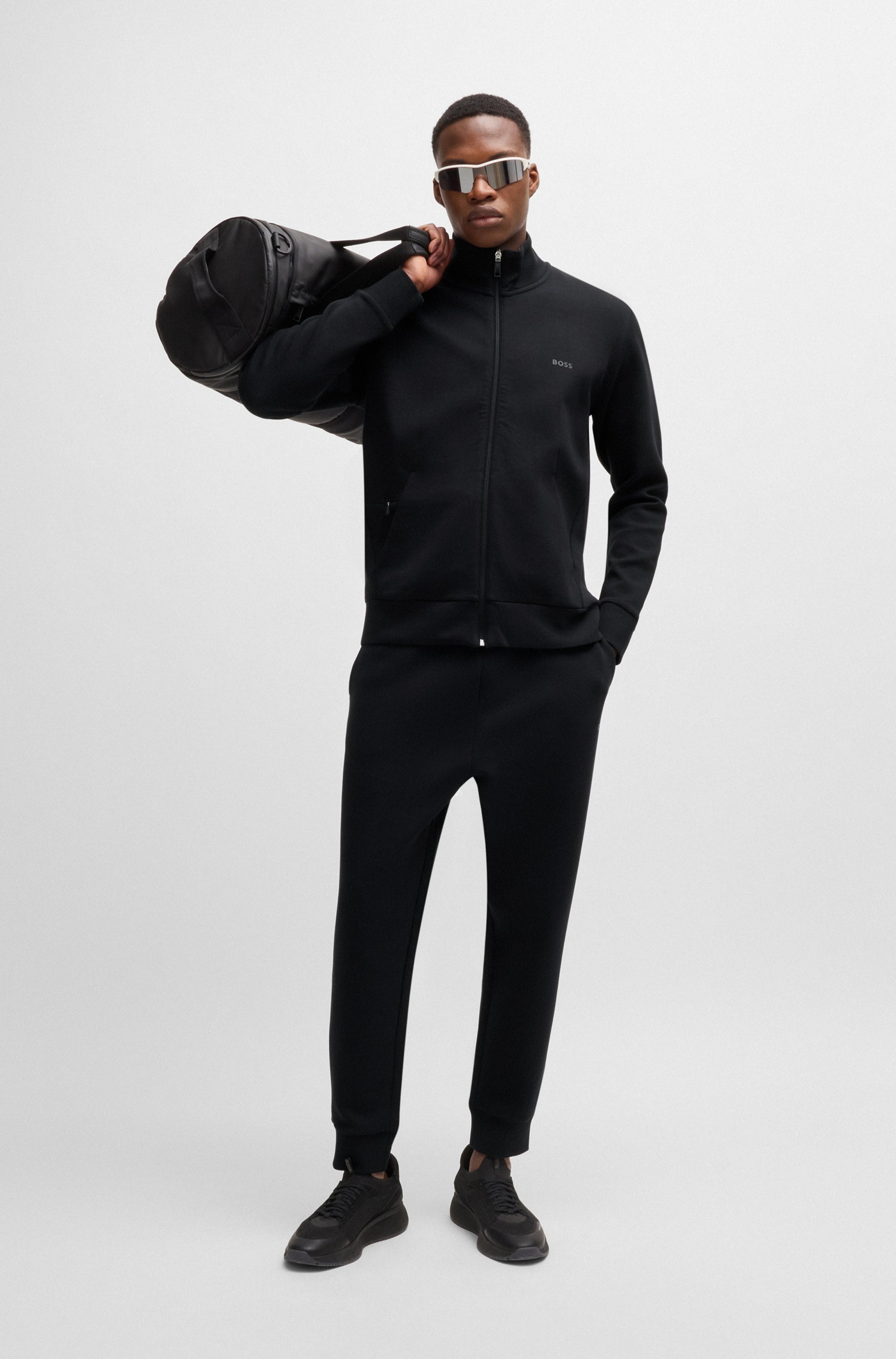BOSS GREEN Sweatjacke »Skaz«, mit Druck