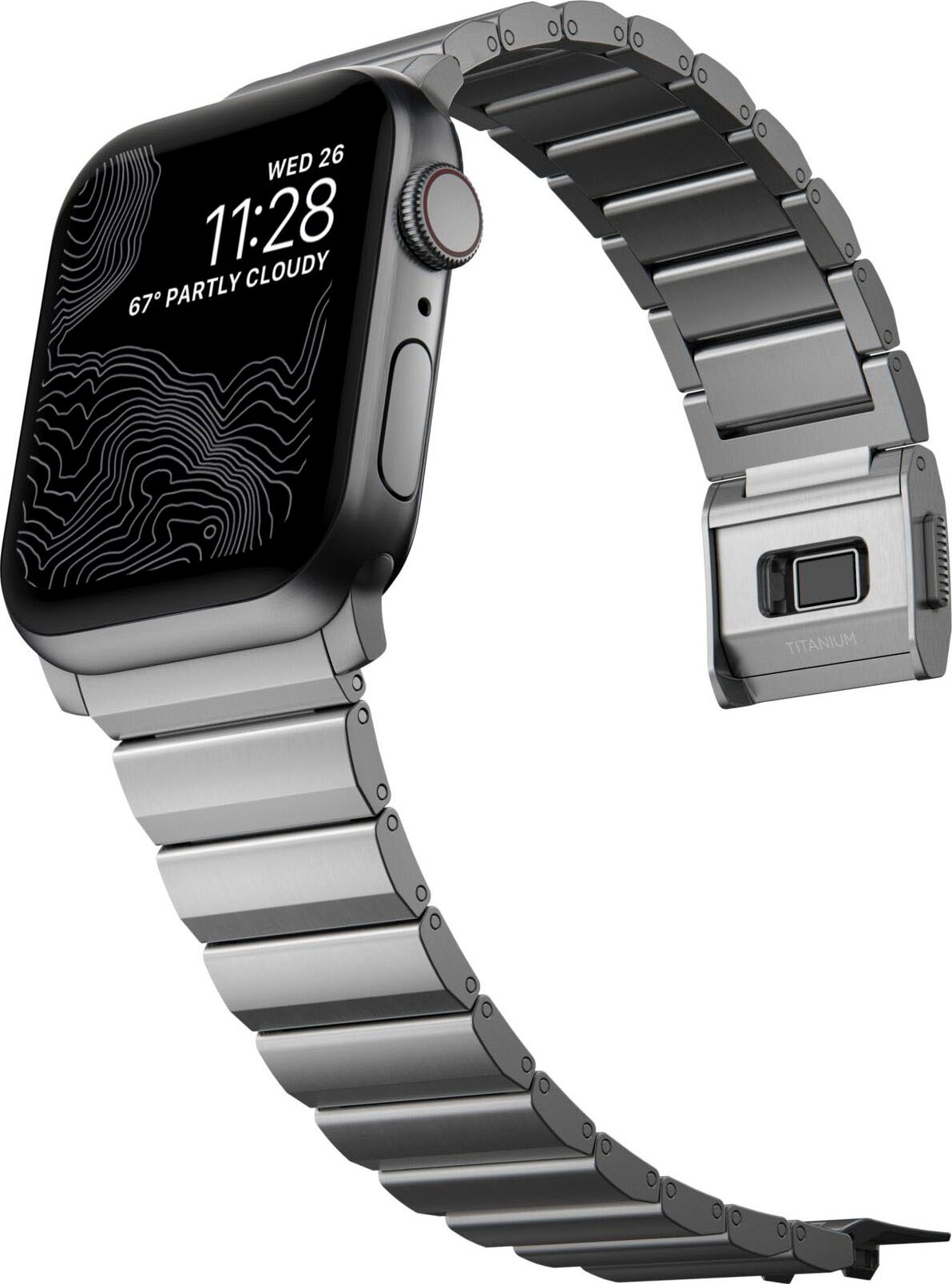 Nomad Smartwatch-Armband »Strap Titanium V2 42/44/45/49mm«