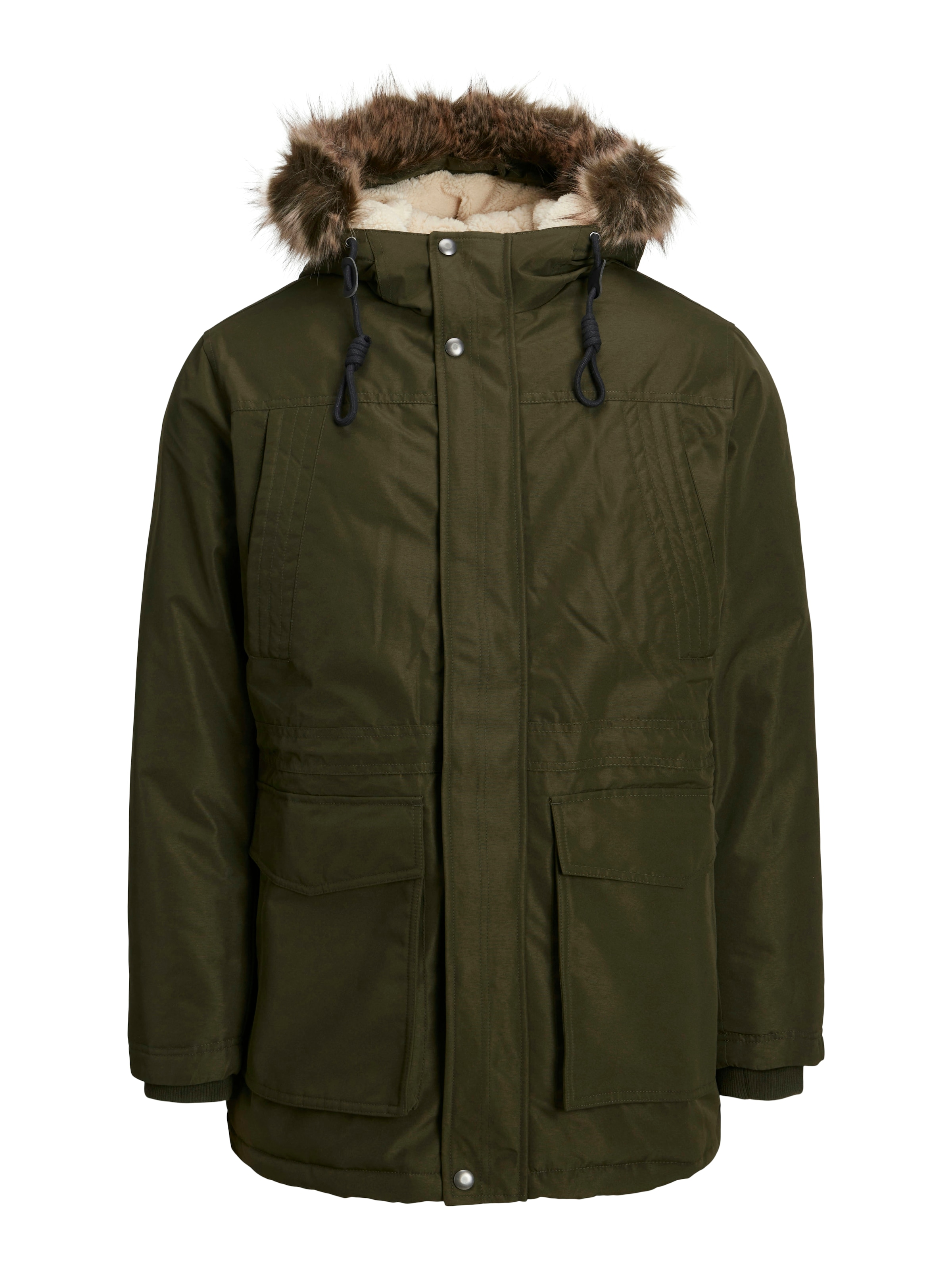 Jack & Jones Outdoorjacke »JJDAVID PARKA JACKET« mit Kapuze