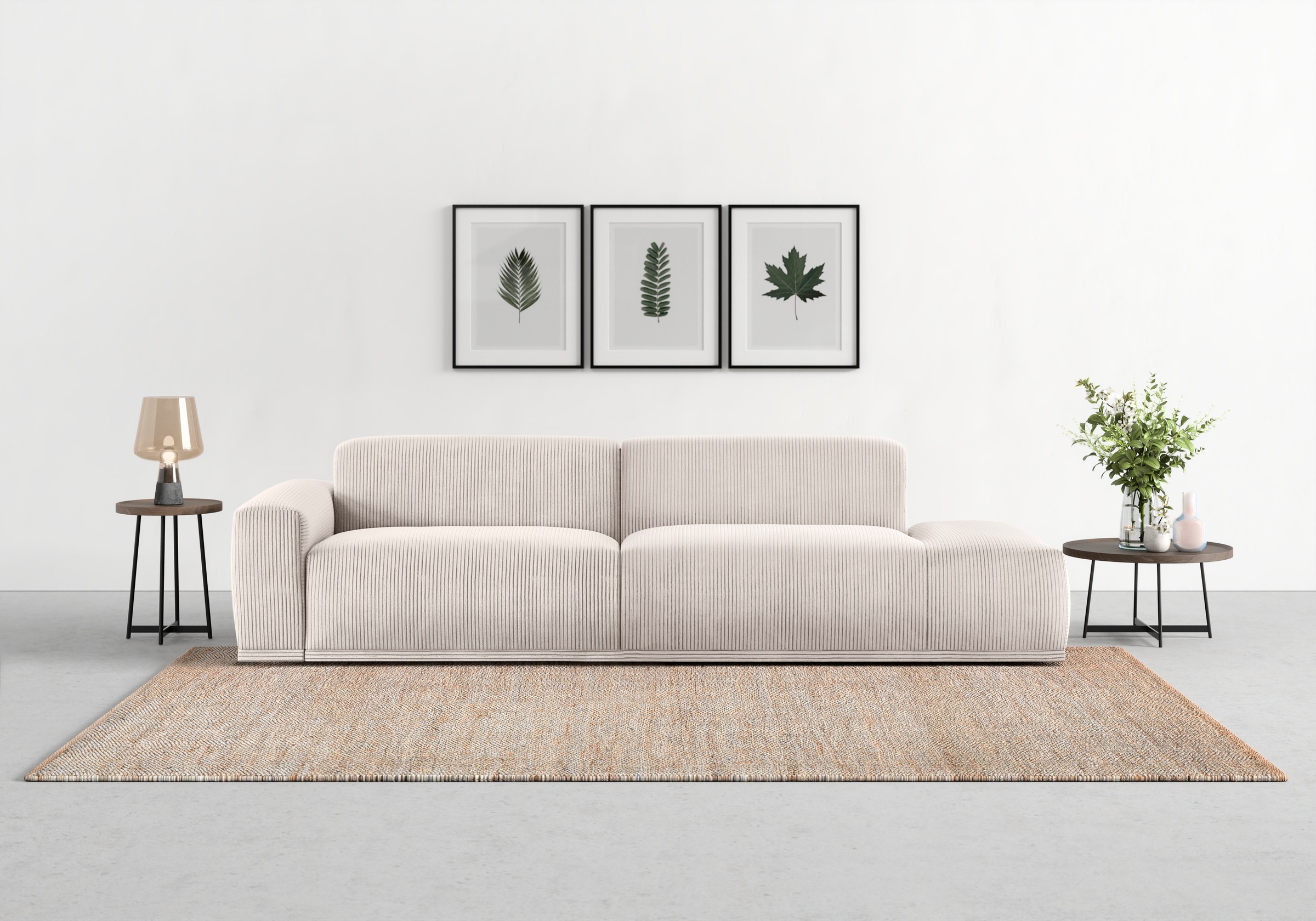 TRENDMANUFAKTUR Big-Sofa "Braga, mit hochwertigem Kaltschaum, Megasofa, in günstig online kaufen