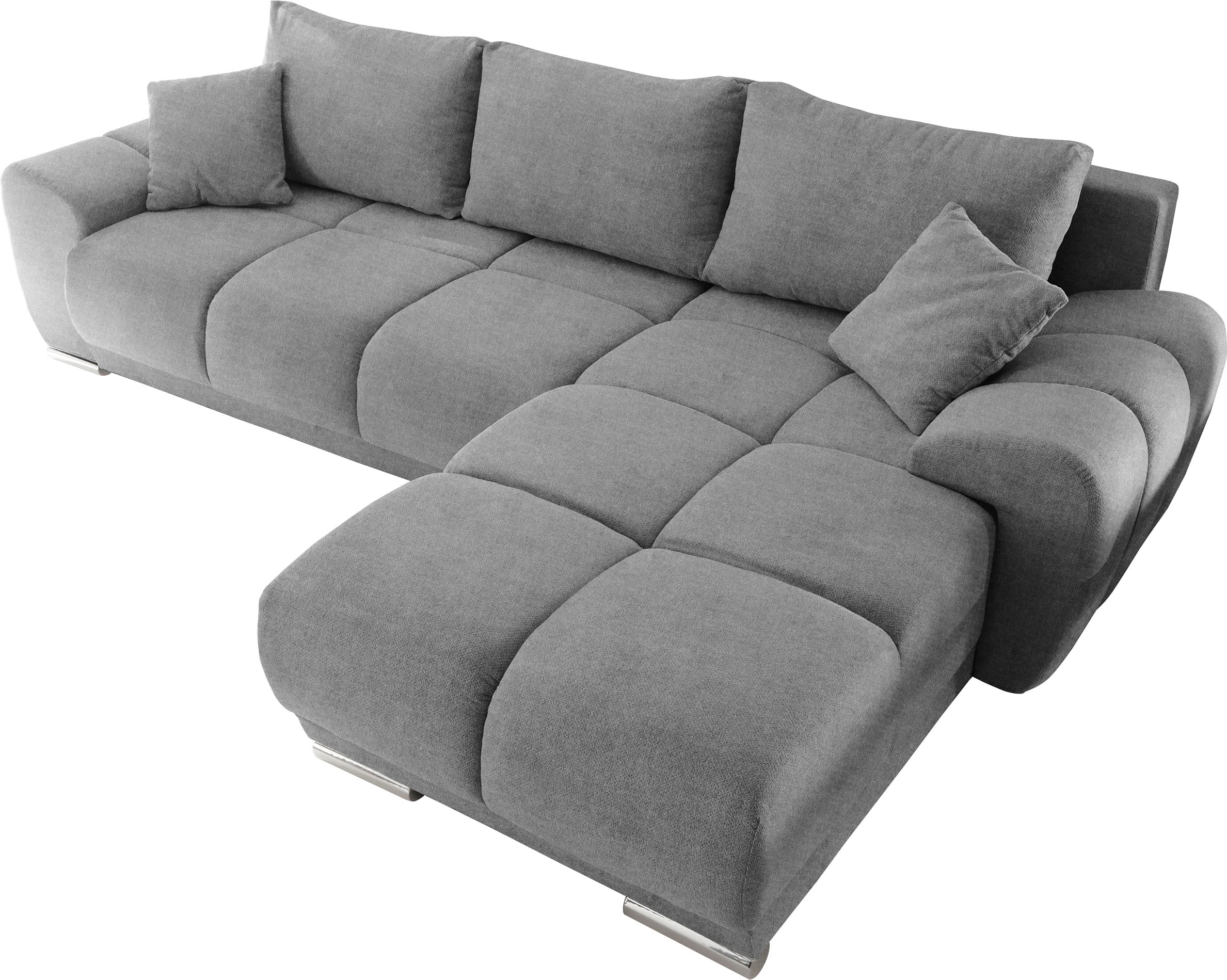 Schlafsofa »Anton«, mit Bettfunktion, Bettkasten, Rücken- und Zierkissen, universell aufbaubar, frei im Raum stellbar