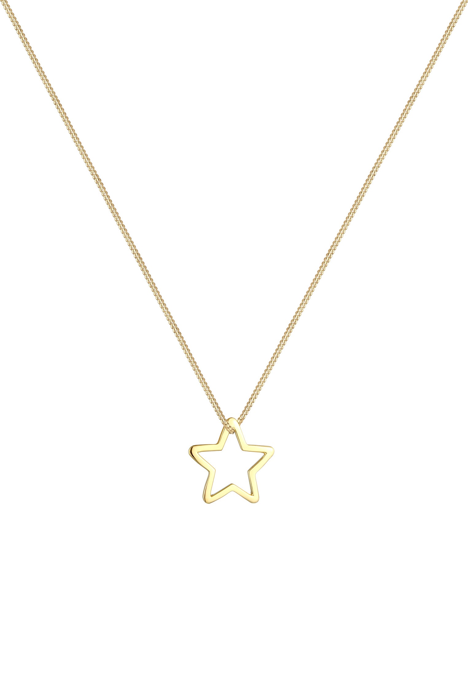 Elli Kette mit Anhänger »Anhänger Stern 925 Sterling Silber«