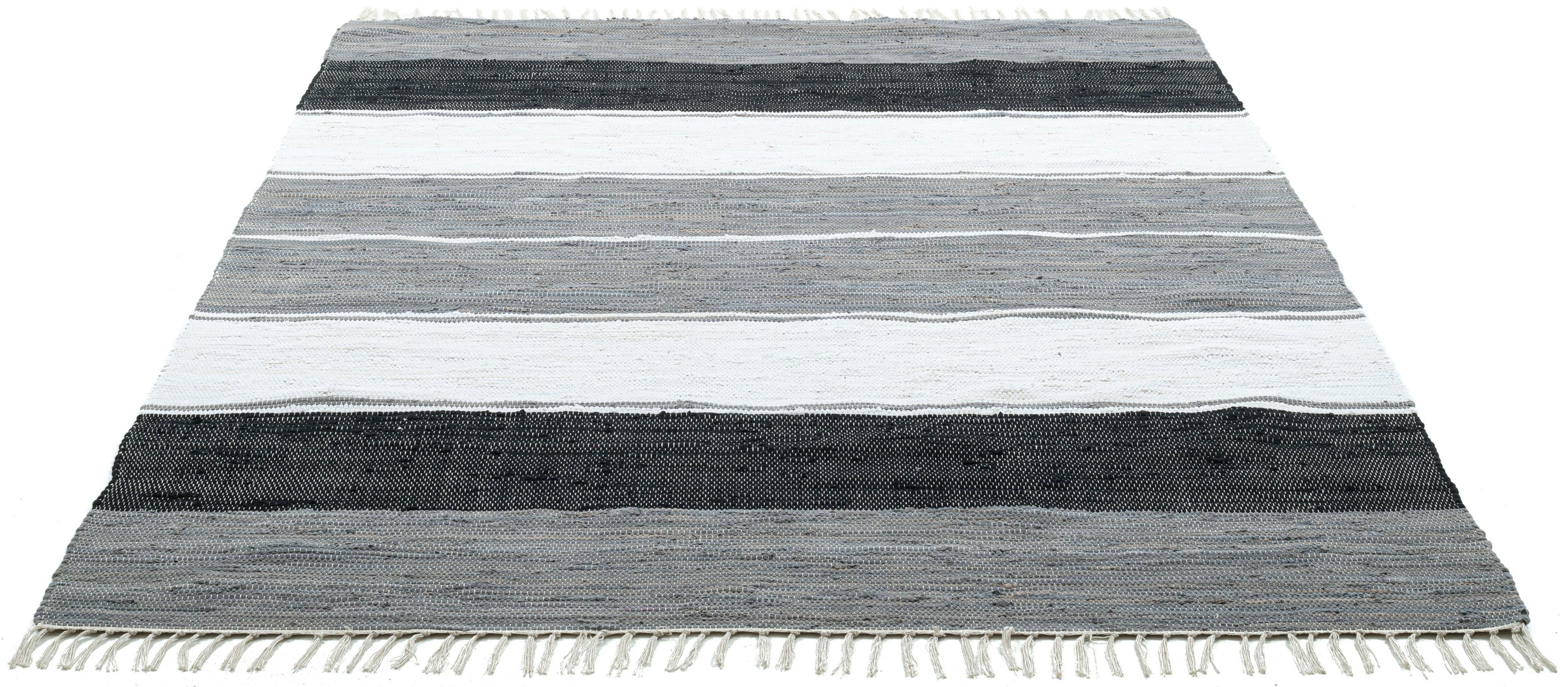 OTTO home Teppich »Alizee« rechteckig 5 mm Höhe Wendeteppich, reine Baumwol günstig online kaufen