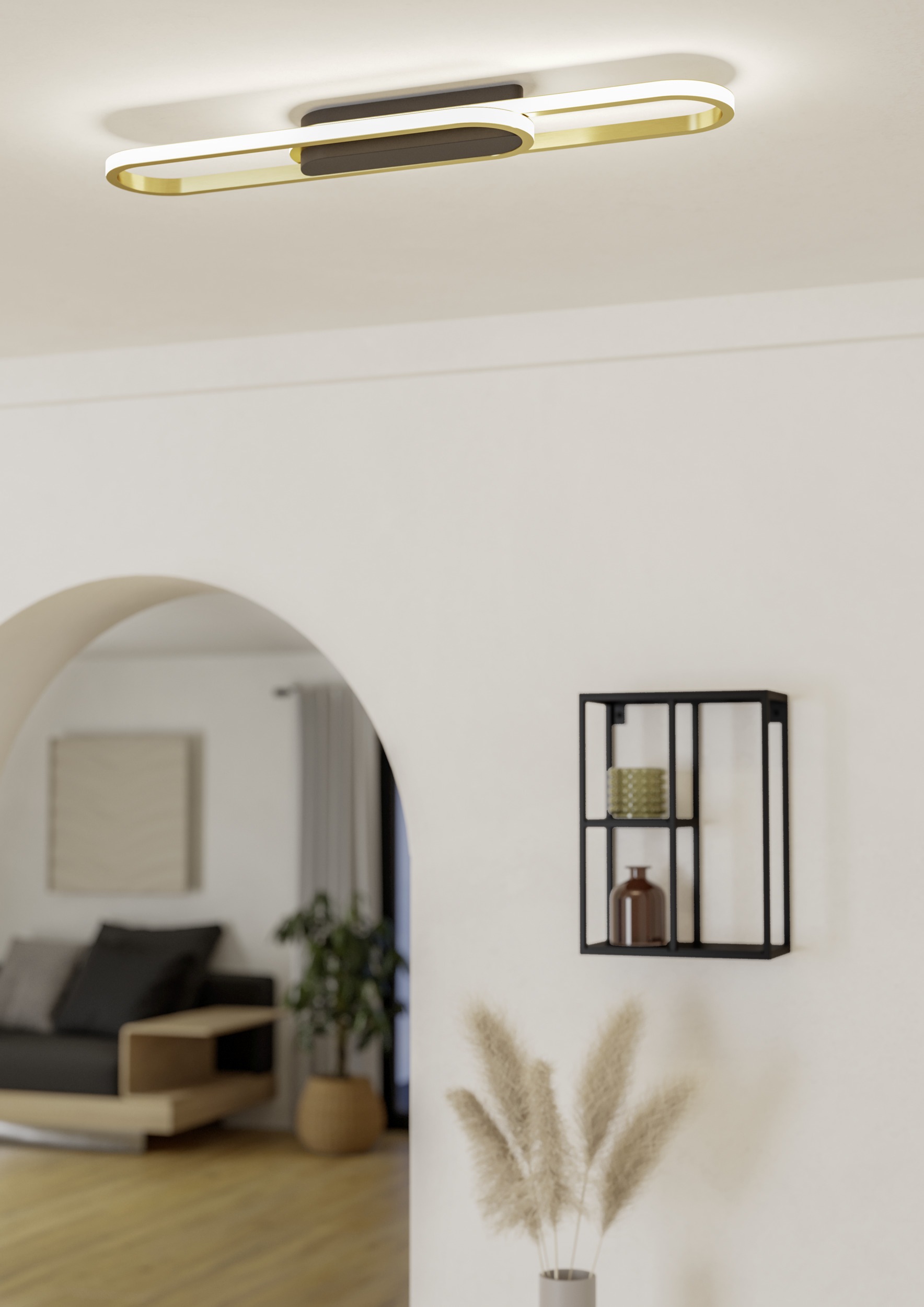 EGLO LED Deckenleuchte »CONIVARENA Deckenlampe - Stahl, Alu - LED - 20W - I günstig online kaufen