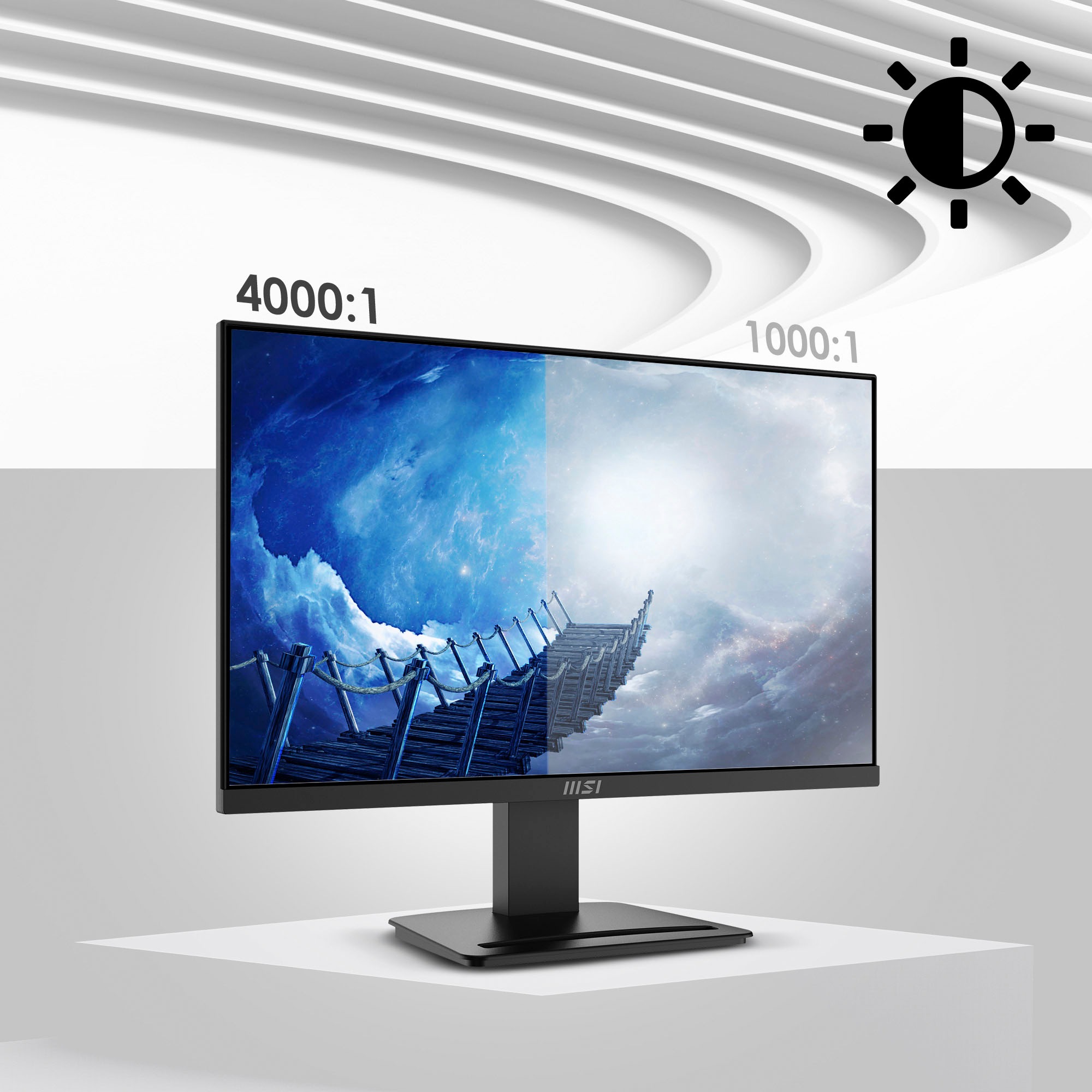 MSI LED-Monitor »PRO MP2412«, 60 cm/24 Zoll, 1920 x 1080 px, Full HD, 1 ms Reaktionszeit, 100 Hz