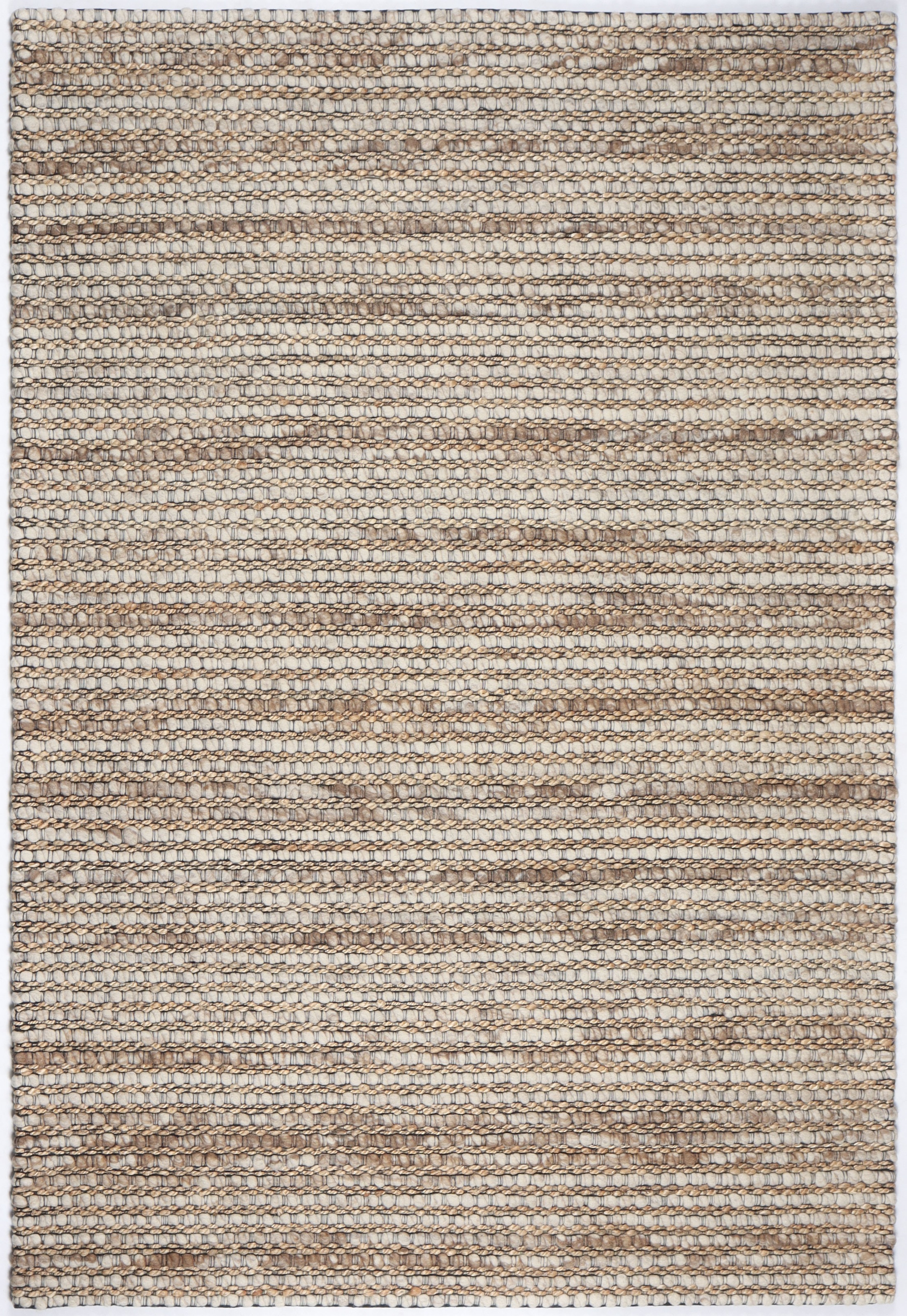 my home Wollteppich »Leevy, Wolle und Jute- handgewebt«, rechteckig, 25 mm günstig online kaufen