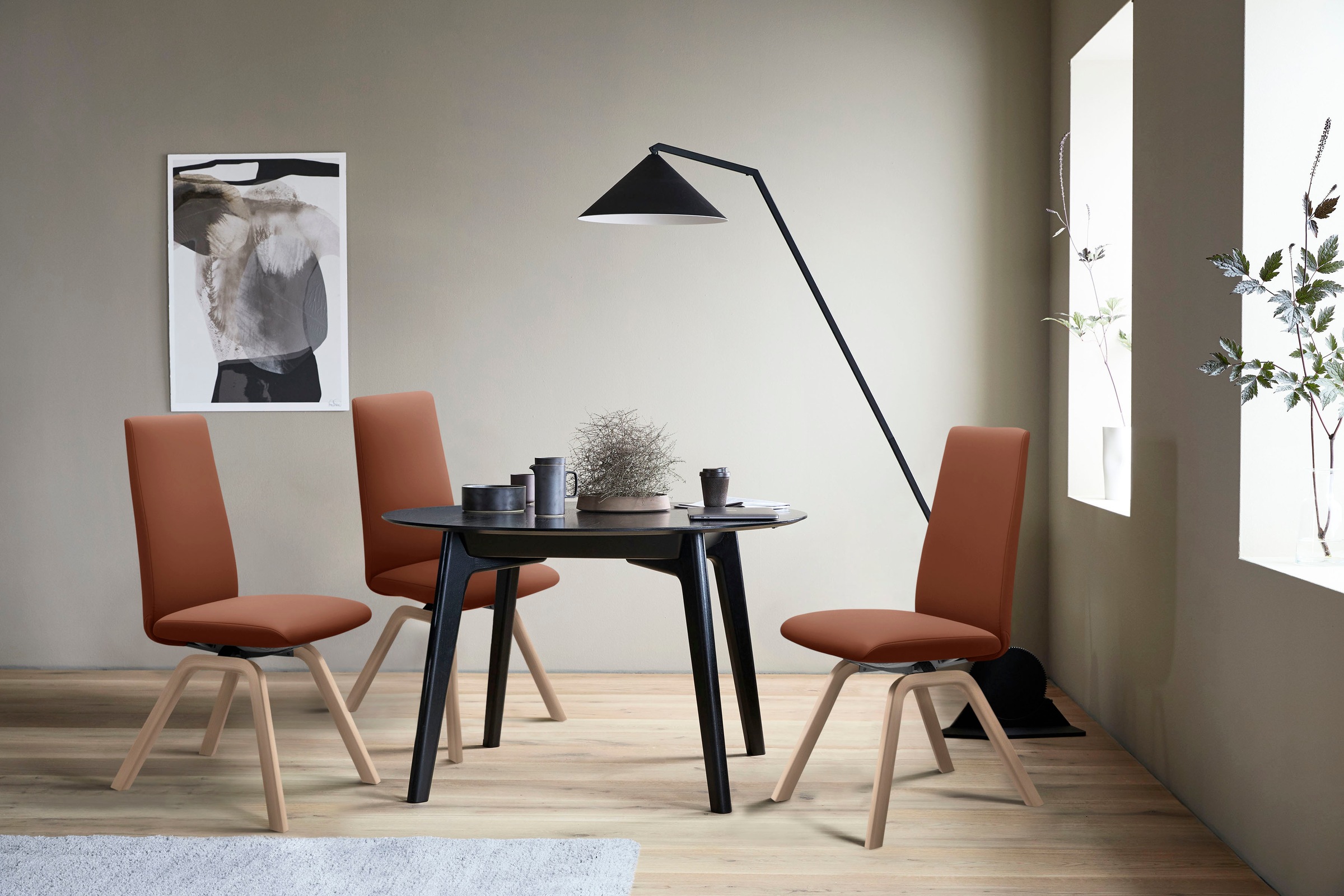 Stressless® Polsterstuhl »Laurel«, Leder PALOMA, High Back, Größe M, mit sc günstig online kaufen