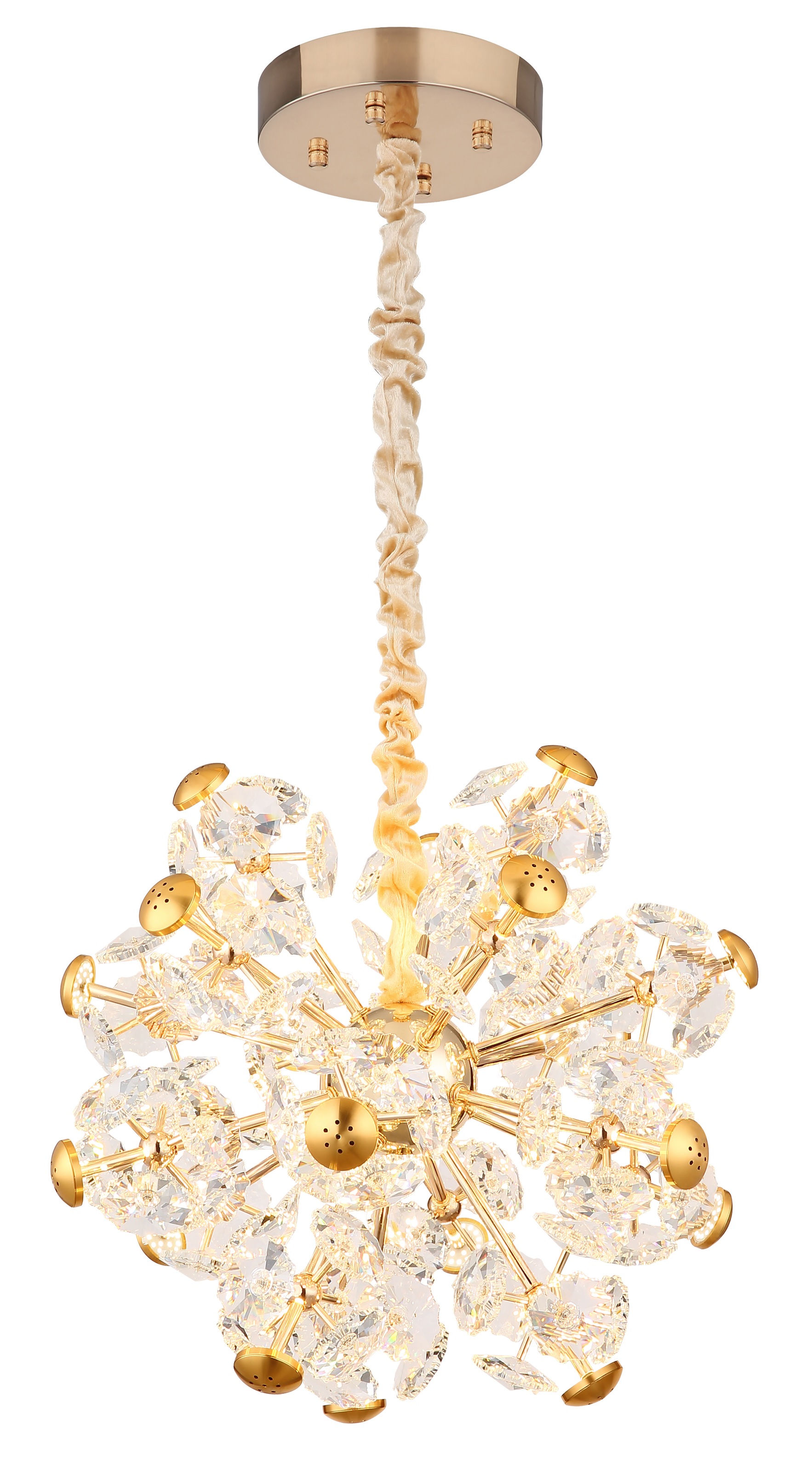 GLOBO LIGHTING Hängeleuchte »FLORIELLA« LED-Modul 1 Stk. Warmweiß Hängelamp günstig online kaufen