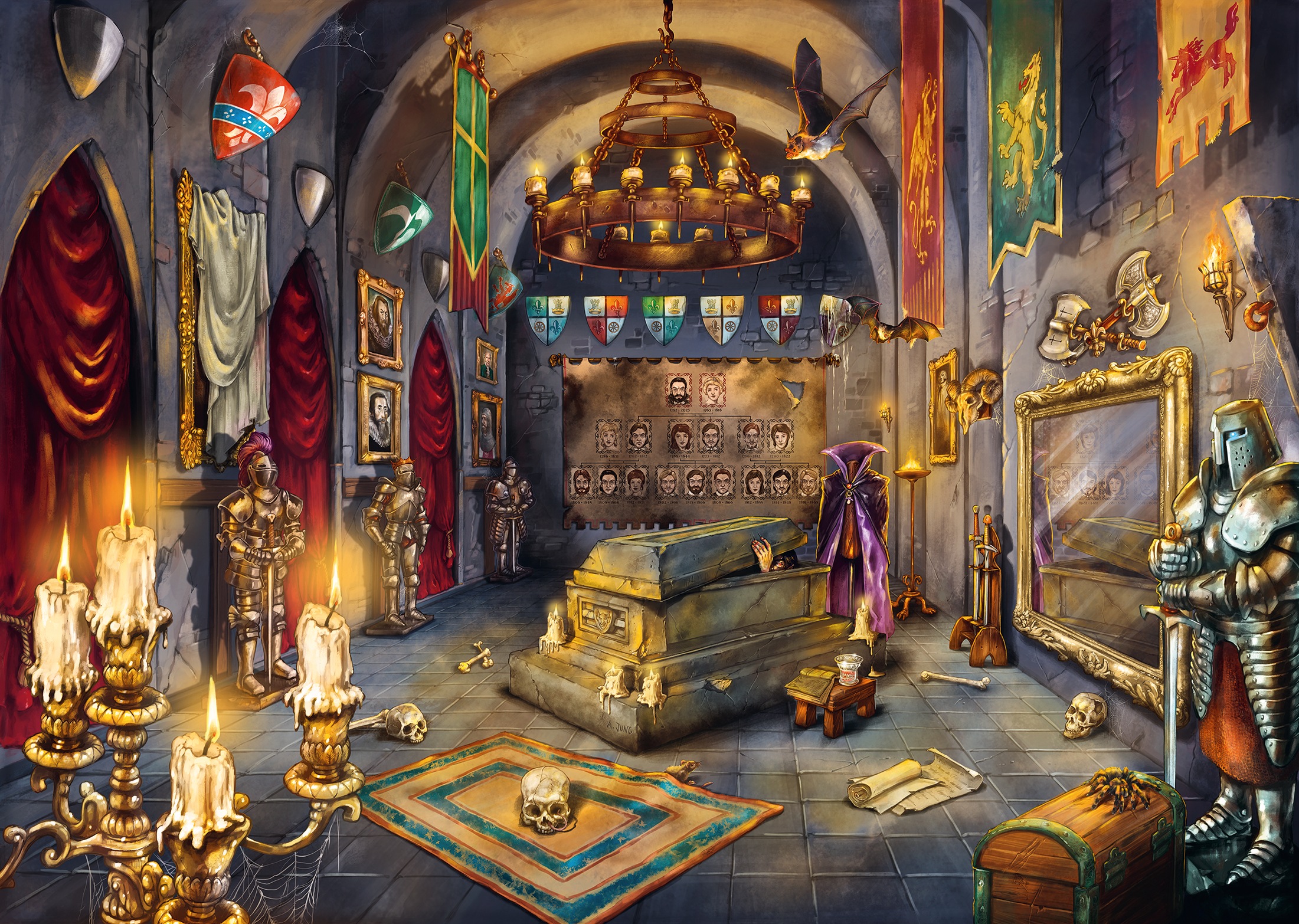 Ravensburger Puzzle »Das Schloss des Vampirs«, Made in Germany