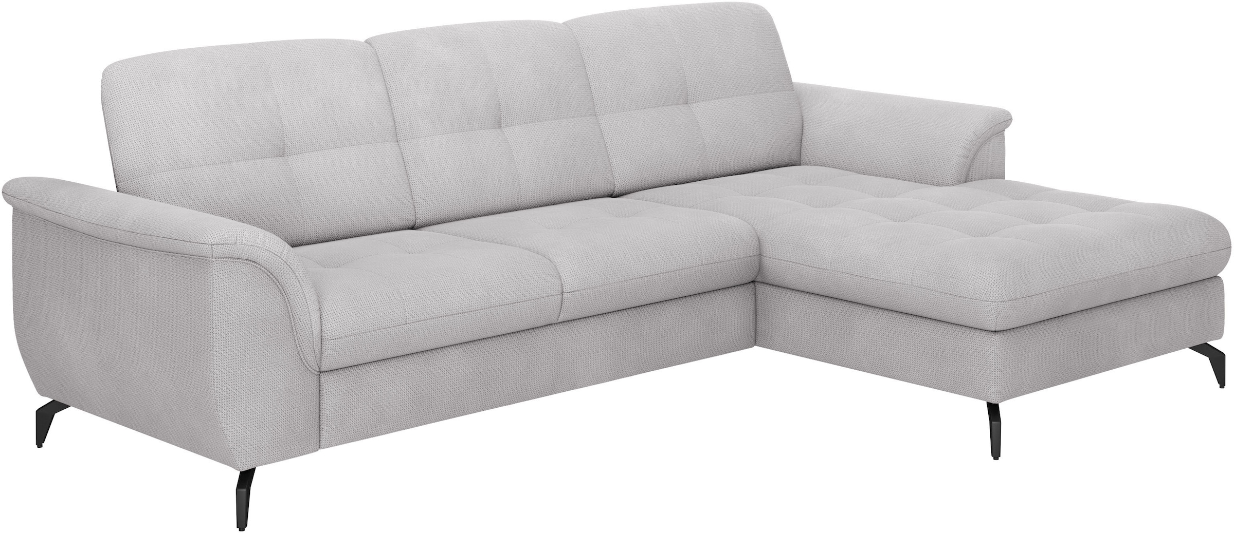 sit&more Ecksofa »Zora L-Form«, wahlweise mit Bettfunktion und Bettkasten
