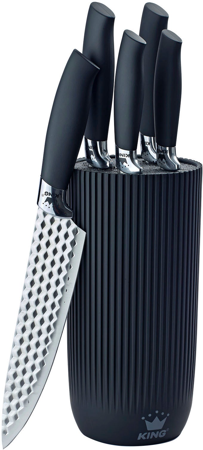 KING Messer-Set »CONIC« Messerklingen mit Wabenstruktur günstig online kaufen