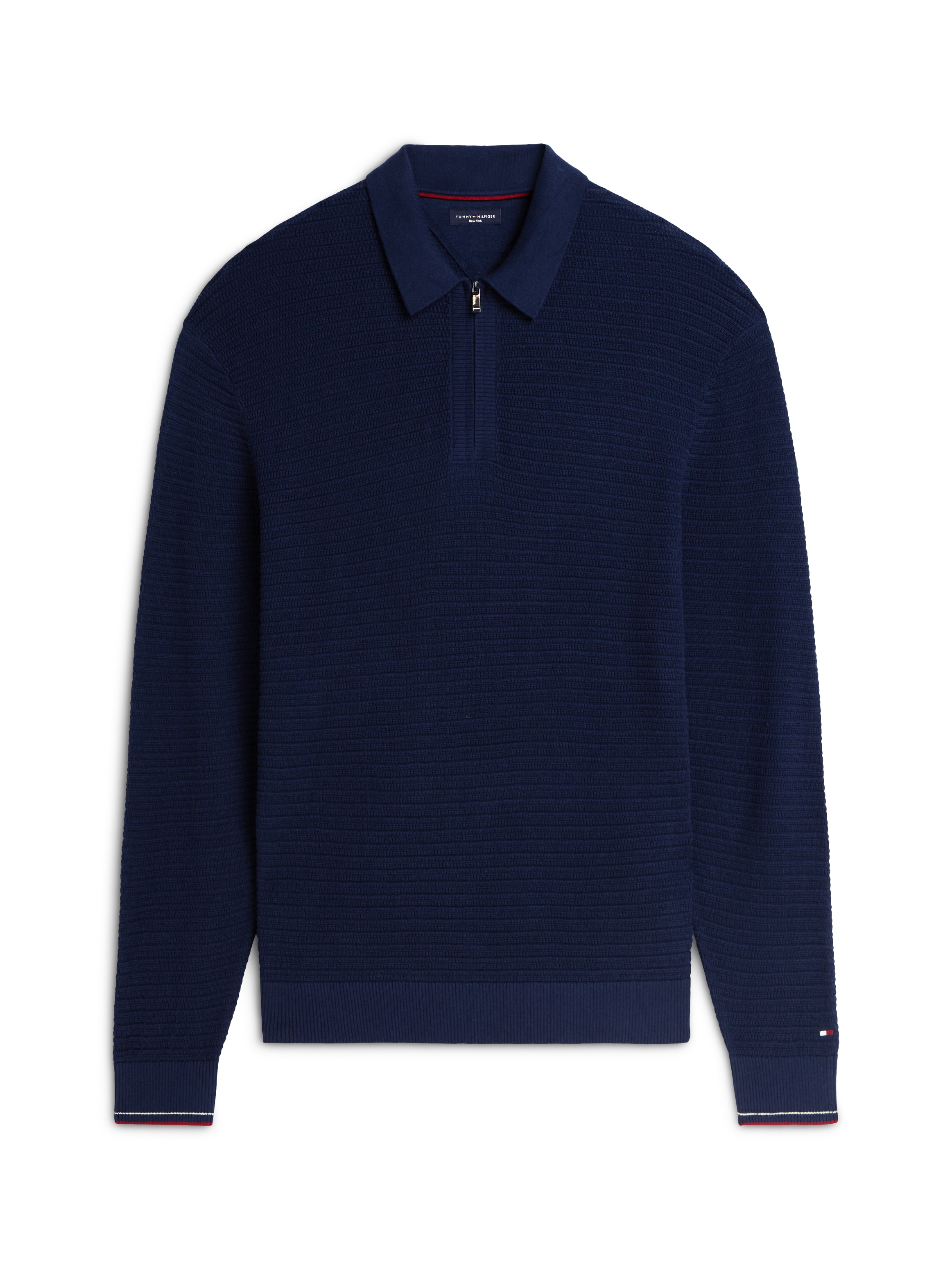 Tommy Hilfiger Polokragenpullover »DC KNITTED ZIP«